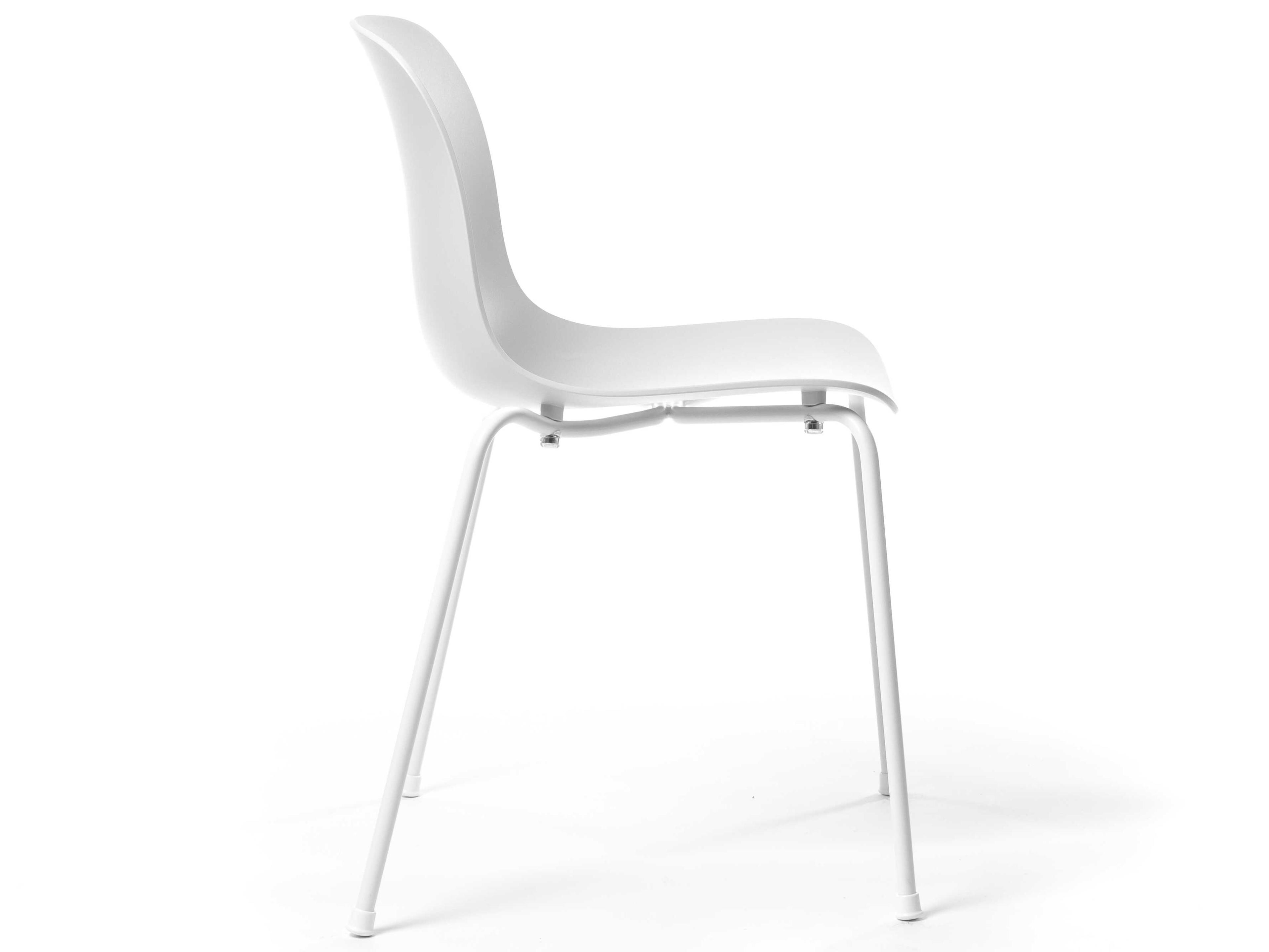 Magis Troy White Armless Dining Chair