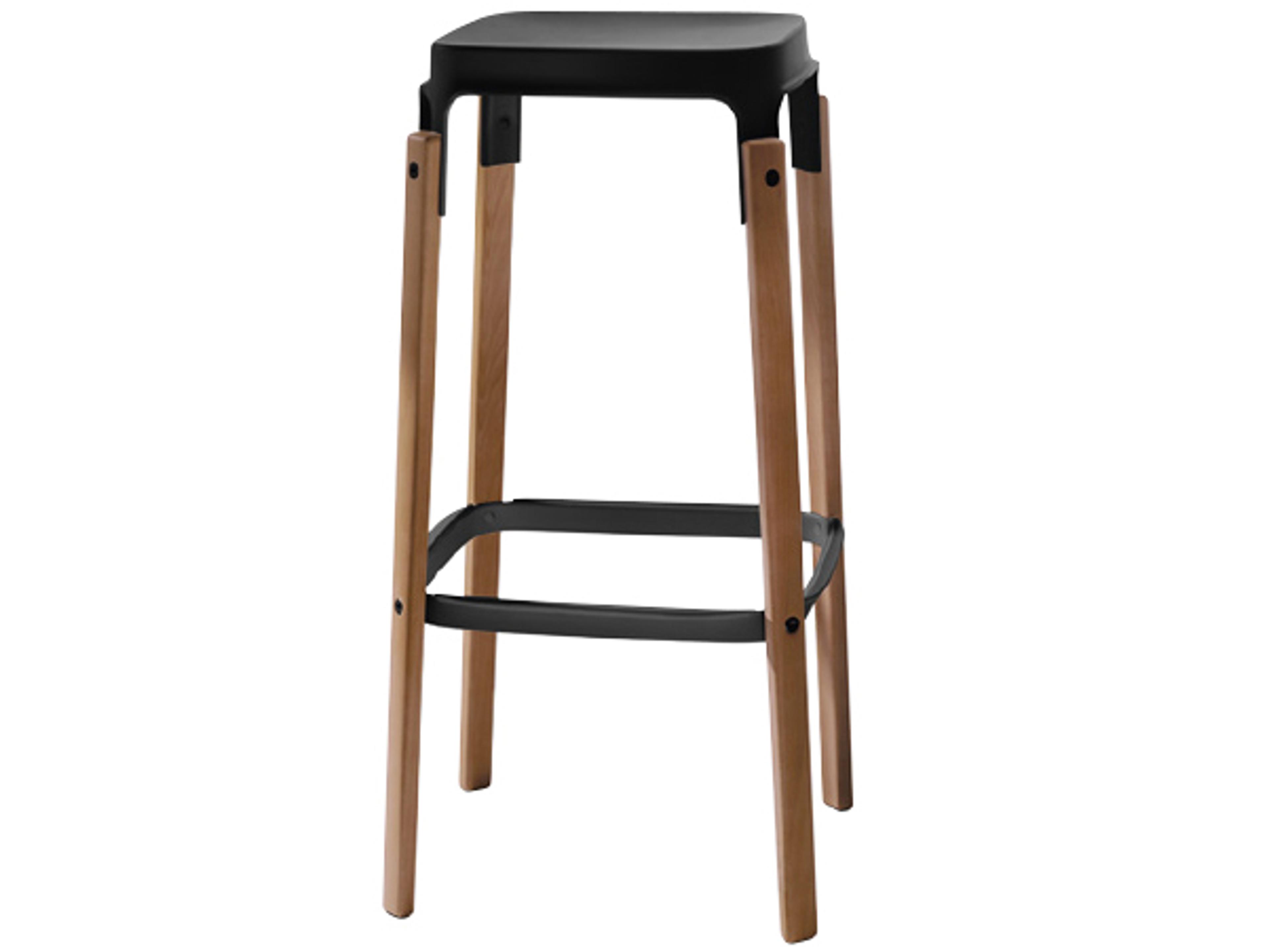 Steelwood Walnut Wood Bar Stool