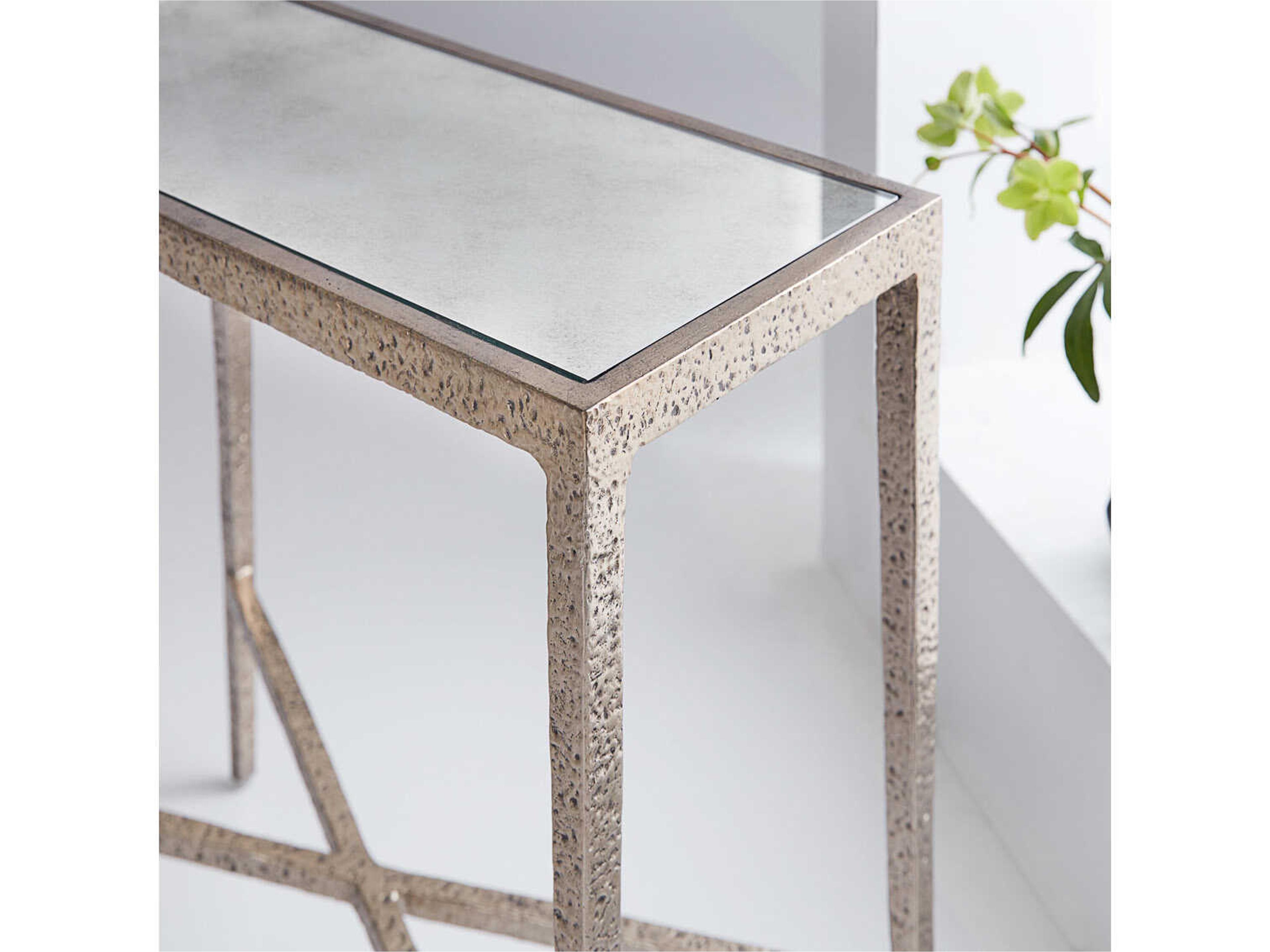 Modern History Home Antique Aluminum End Table