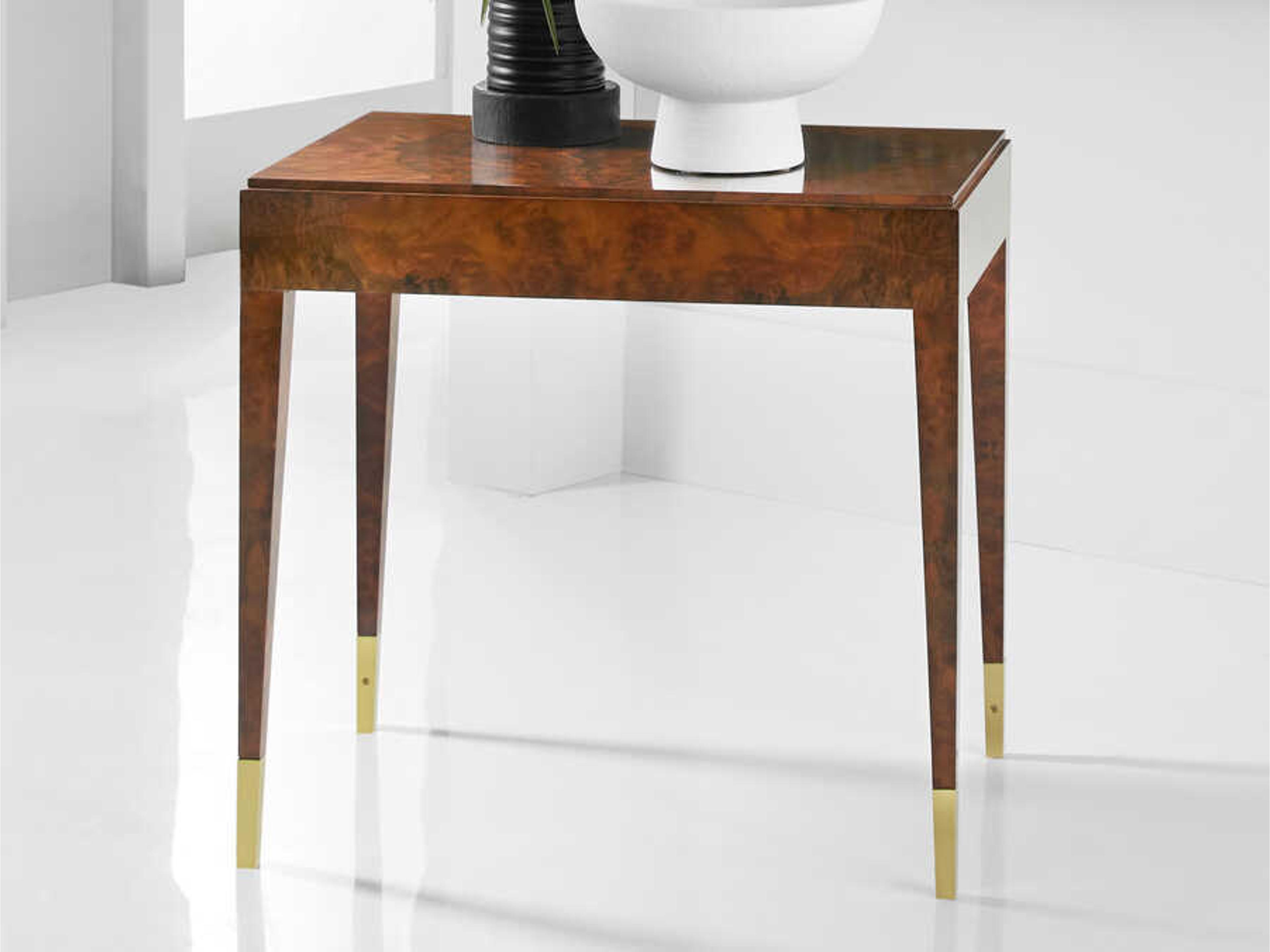 Selena Rectangular Wood End Table