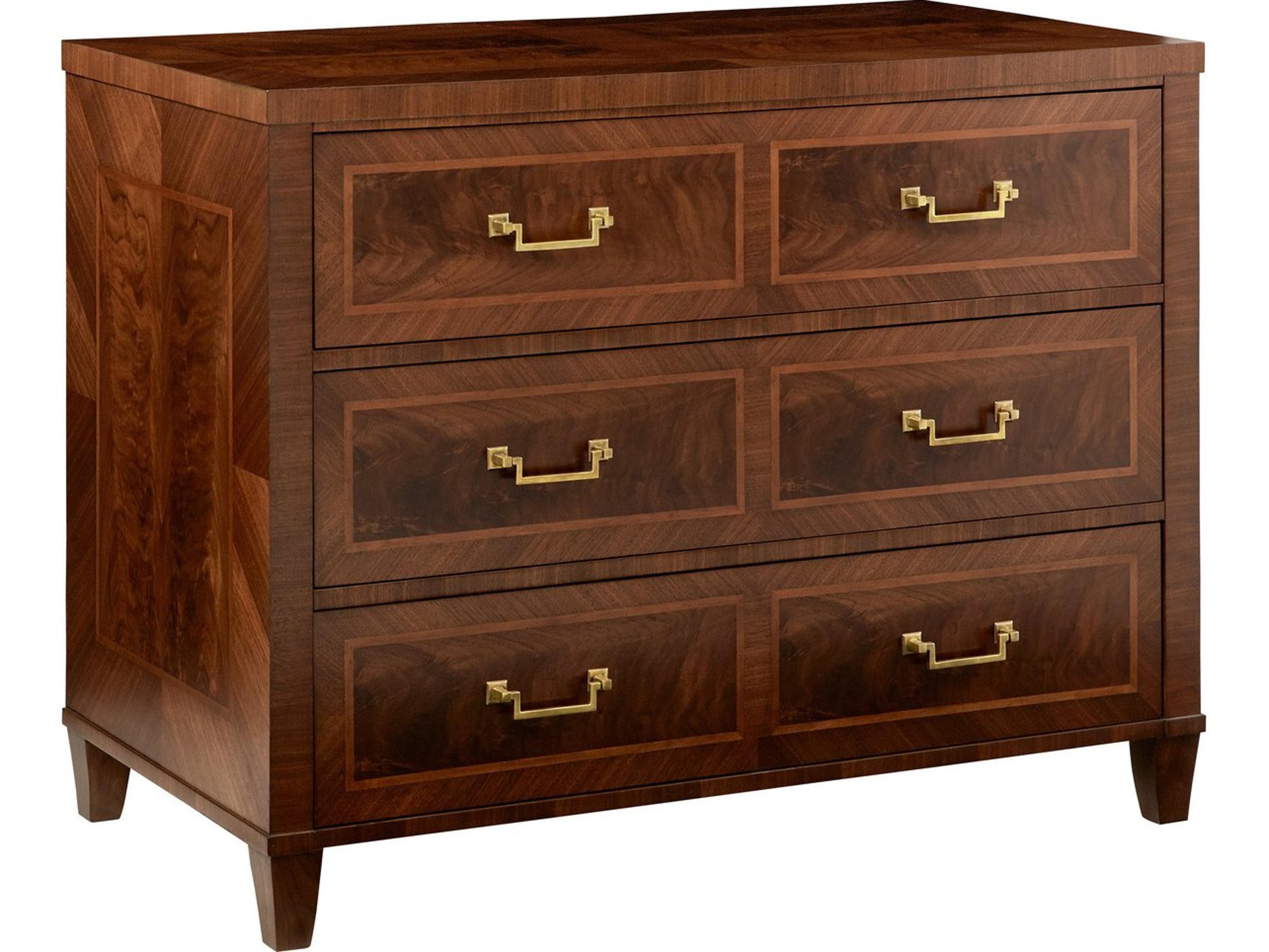 Gourdon Brown Oak Wood Accent Chest