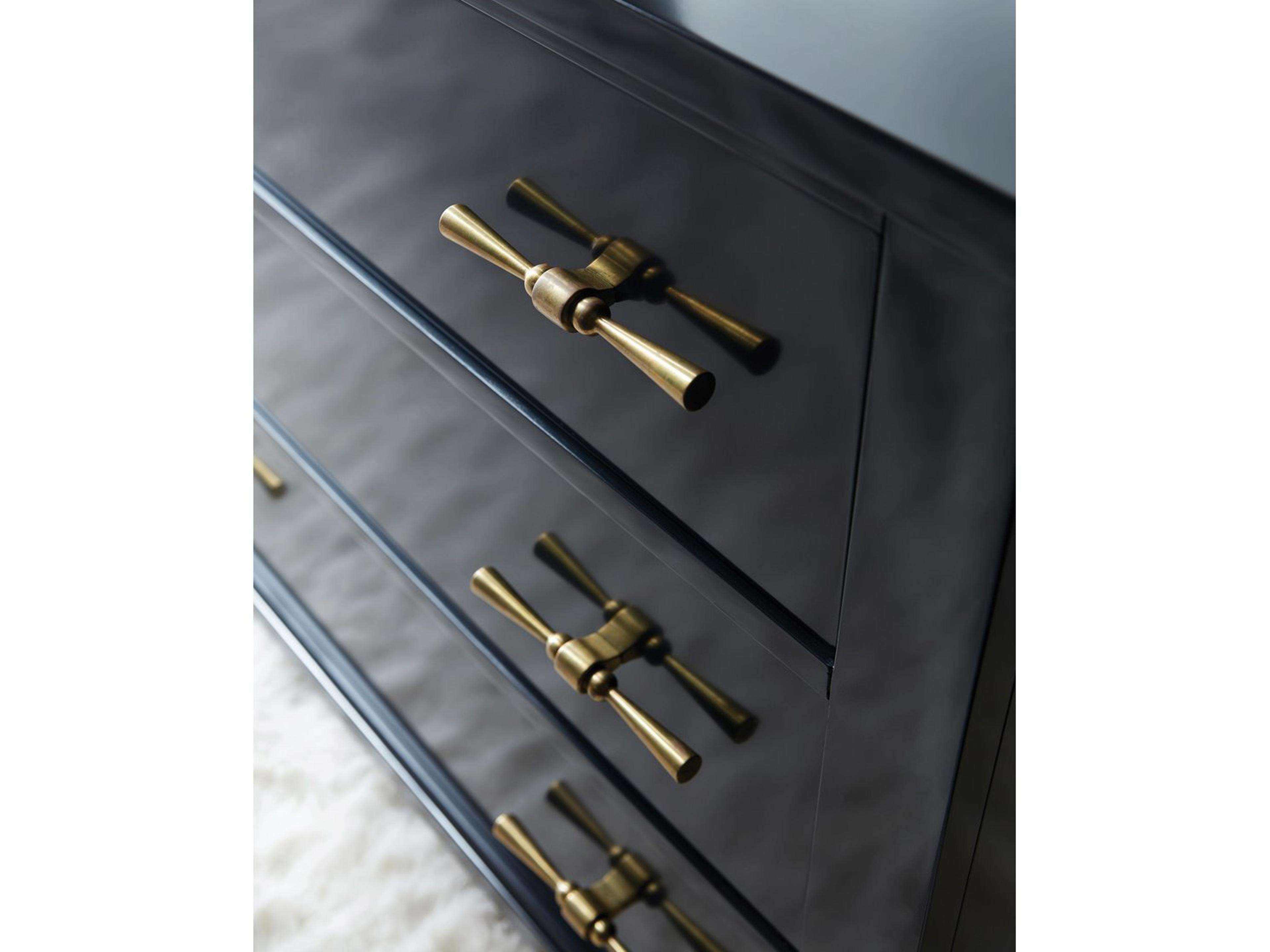 Modern History Home Klein Ebony Painted Black Accent Chest