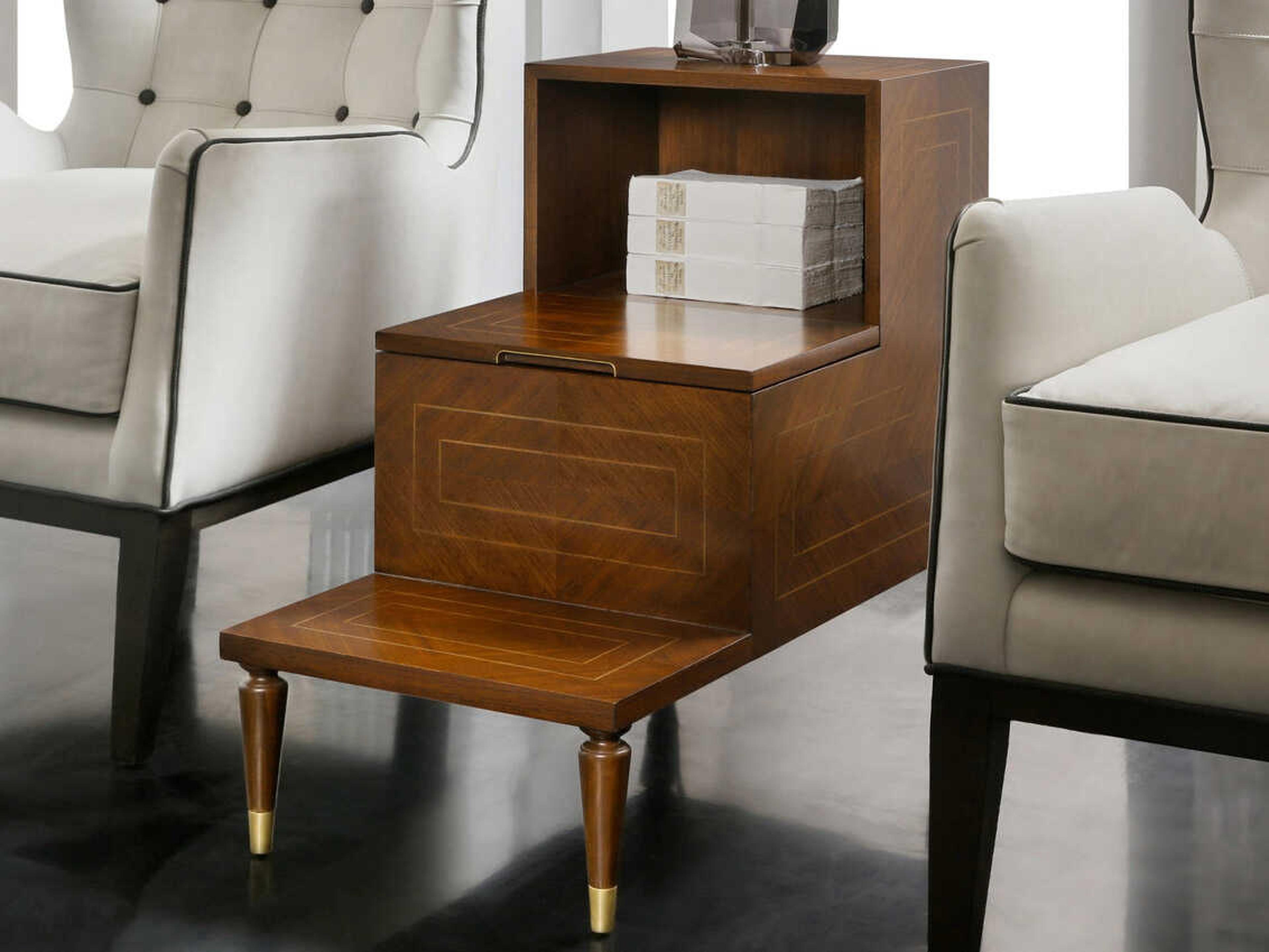 Library Rectangular Wood End Table