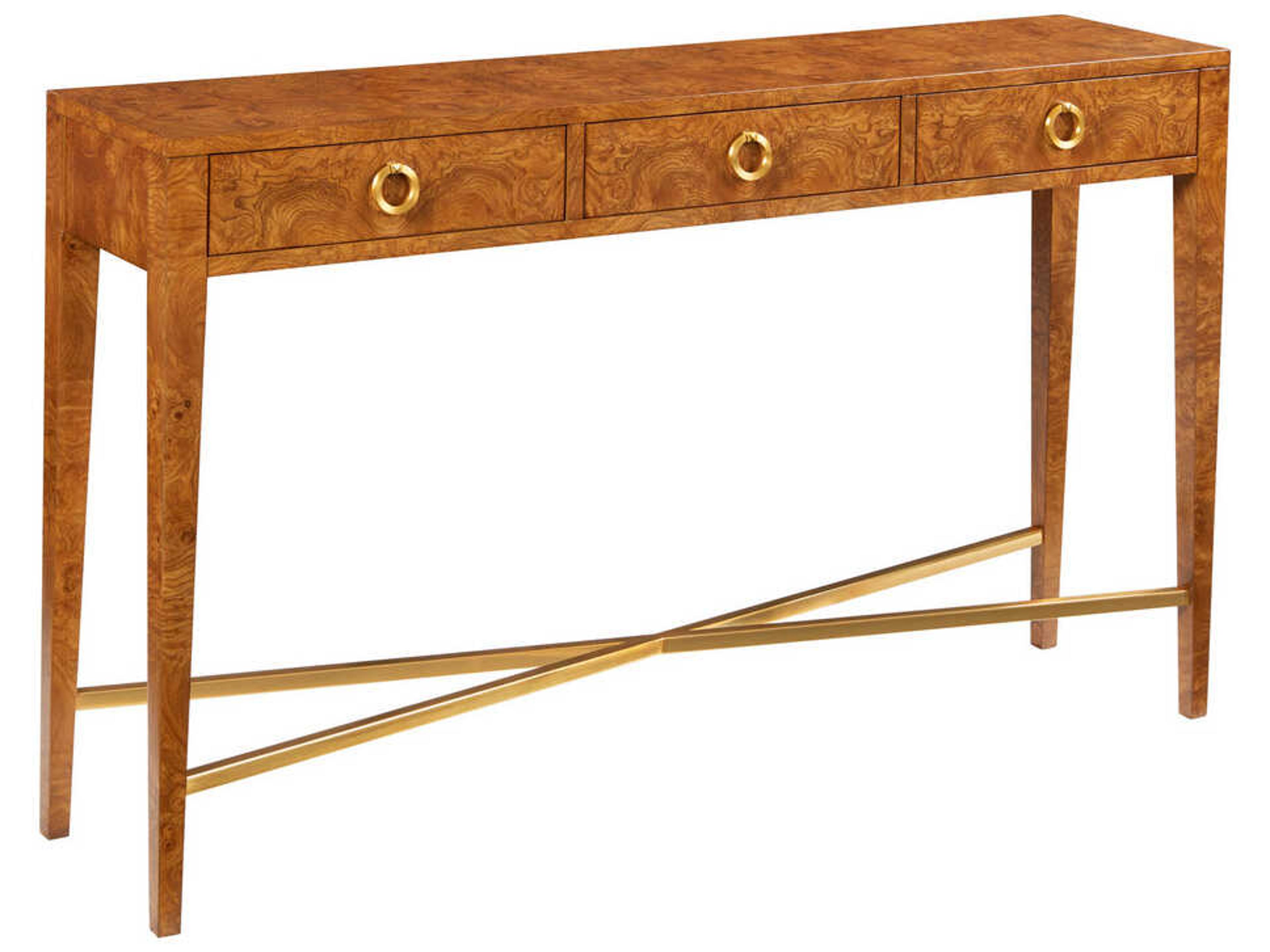 Modernist Rectangular Wood Console Table