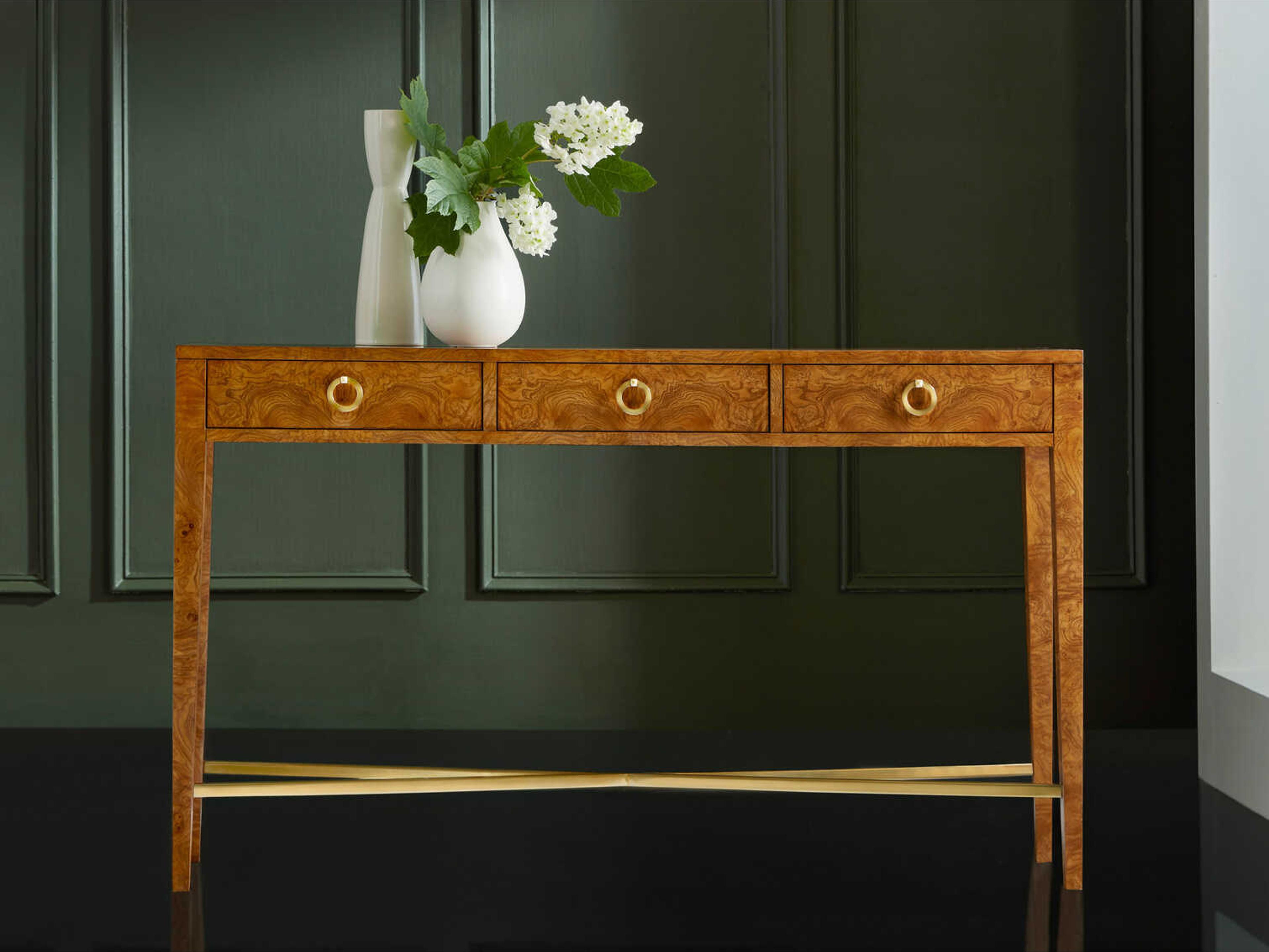 Modern History Home Modernist Rectangular Wood Console Table