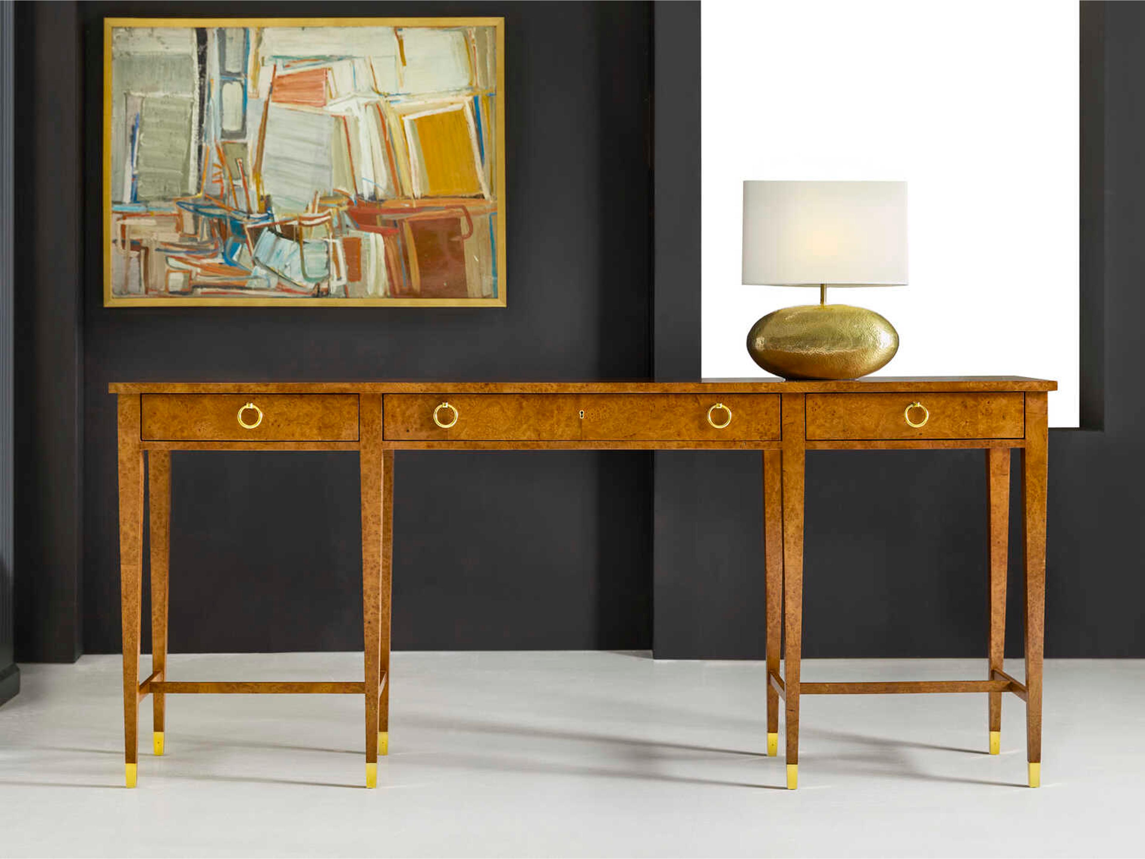 Modern History Home Clancy Rectangular Wood Console Table