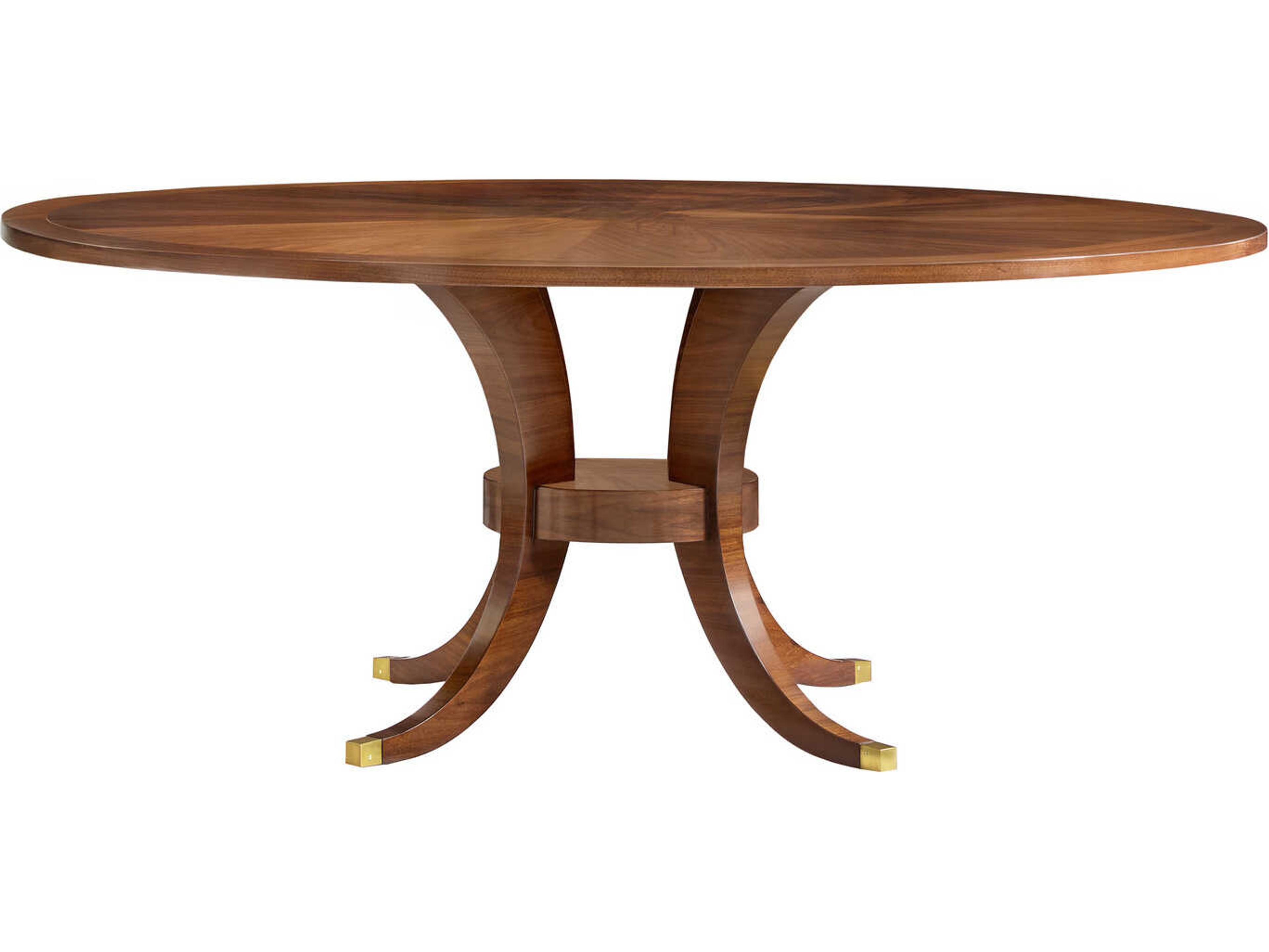 Riviere Round Wood Dining Table