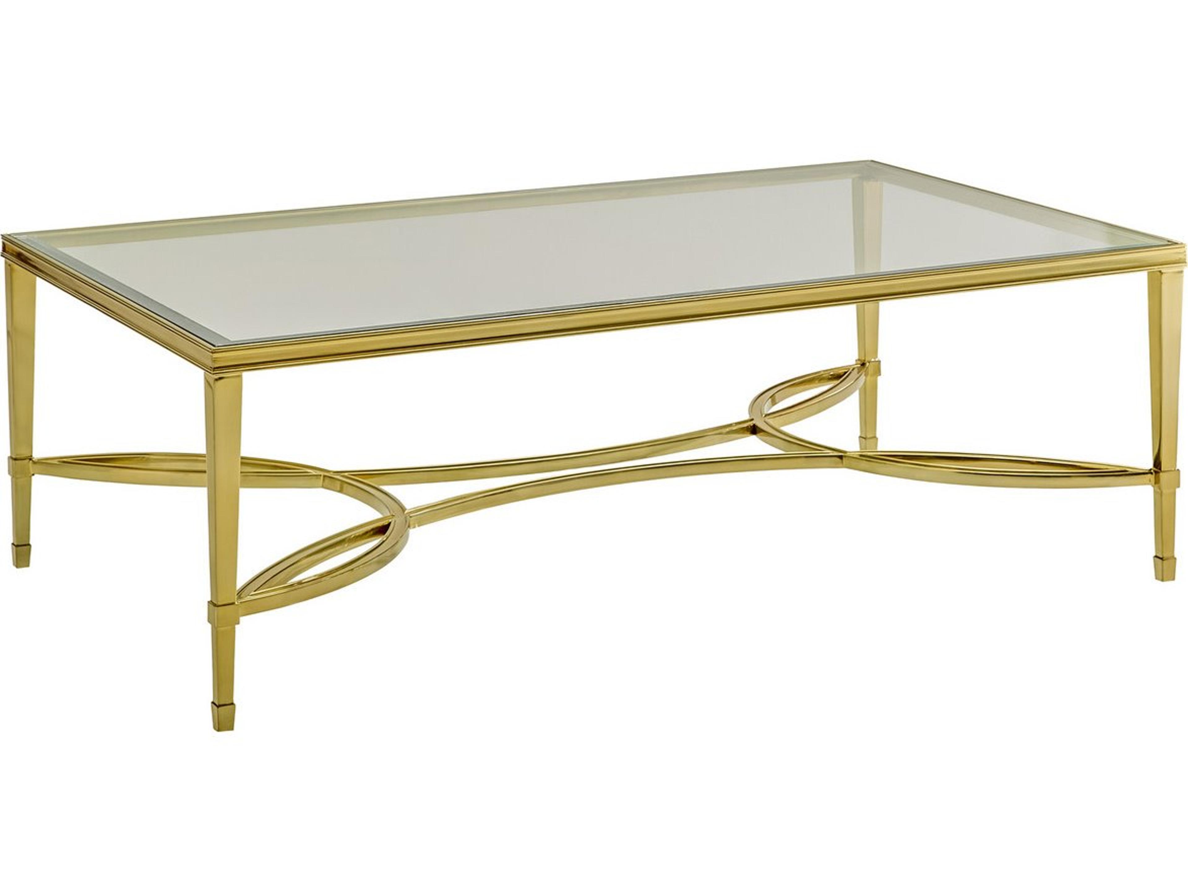 Brielle Rectangular Glass Coffee Table