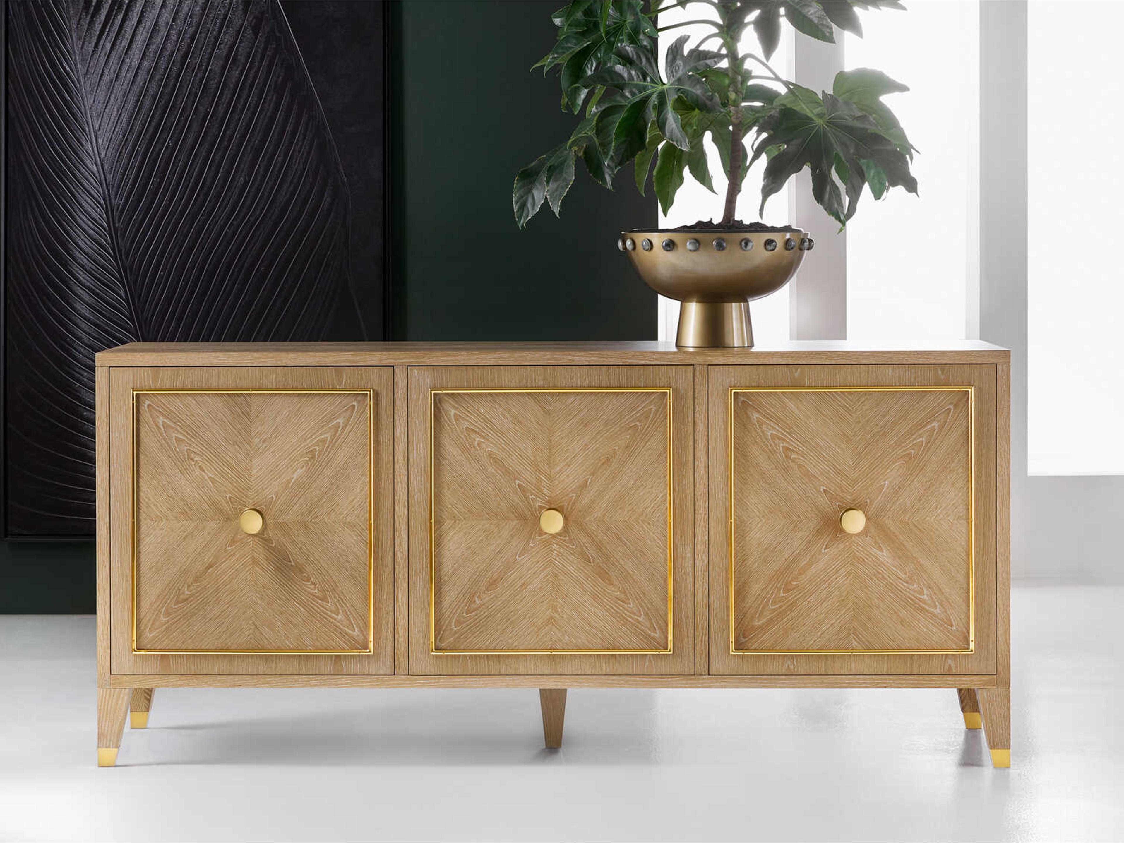 Noelle 70" Oak Wood Sideboard