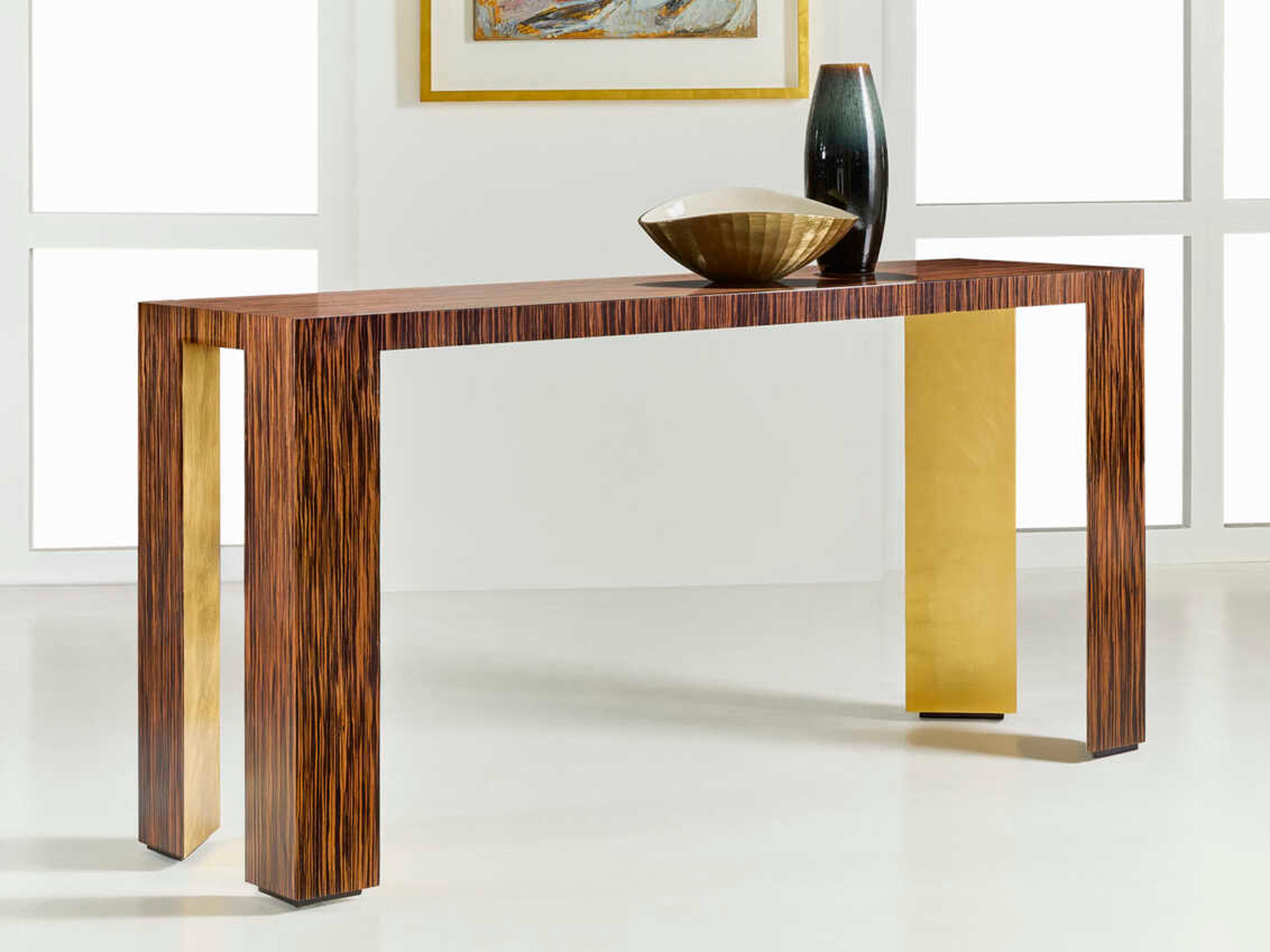 Modern History Home Paloma Rectangular Wood Console Table