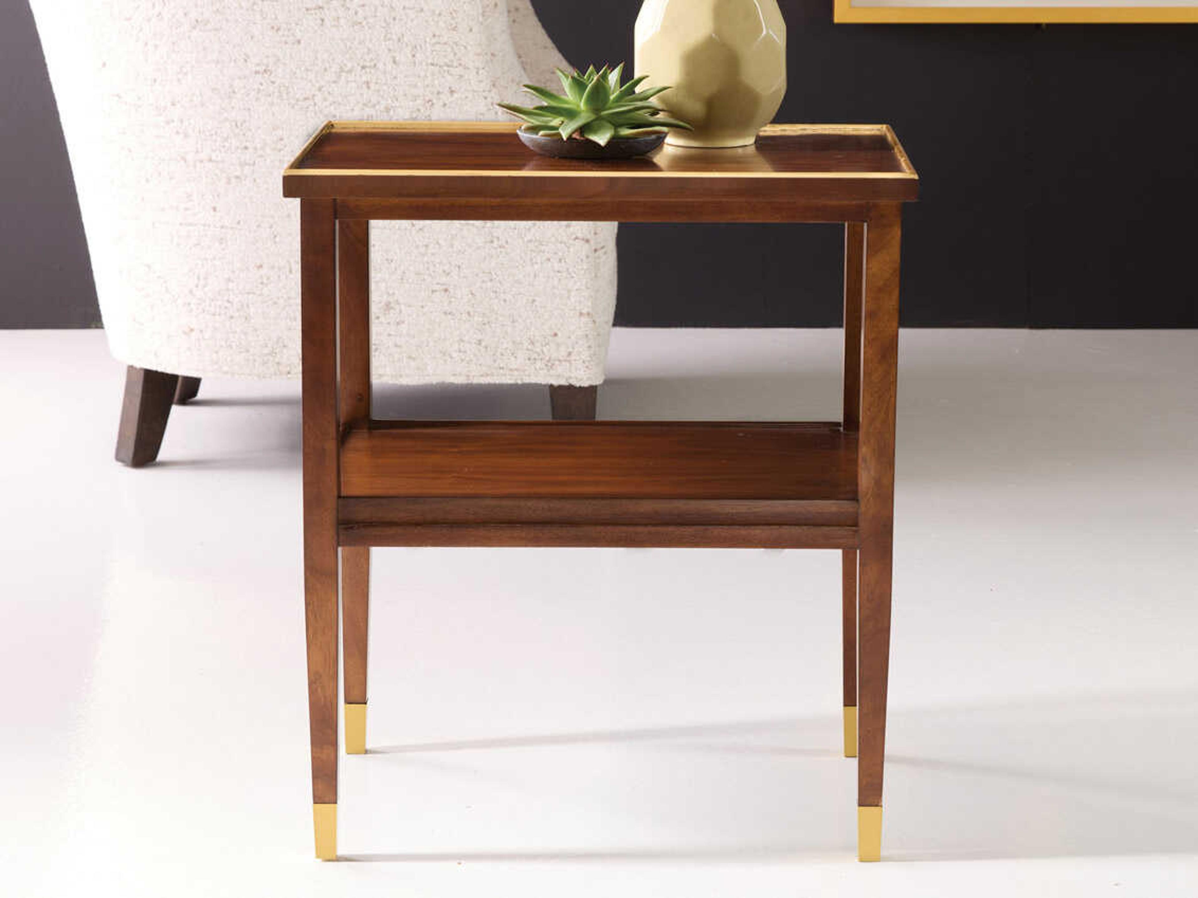 Spencer Rectangular Wood End Table