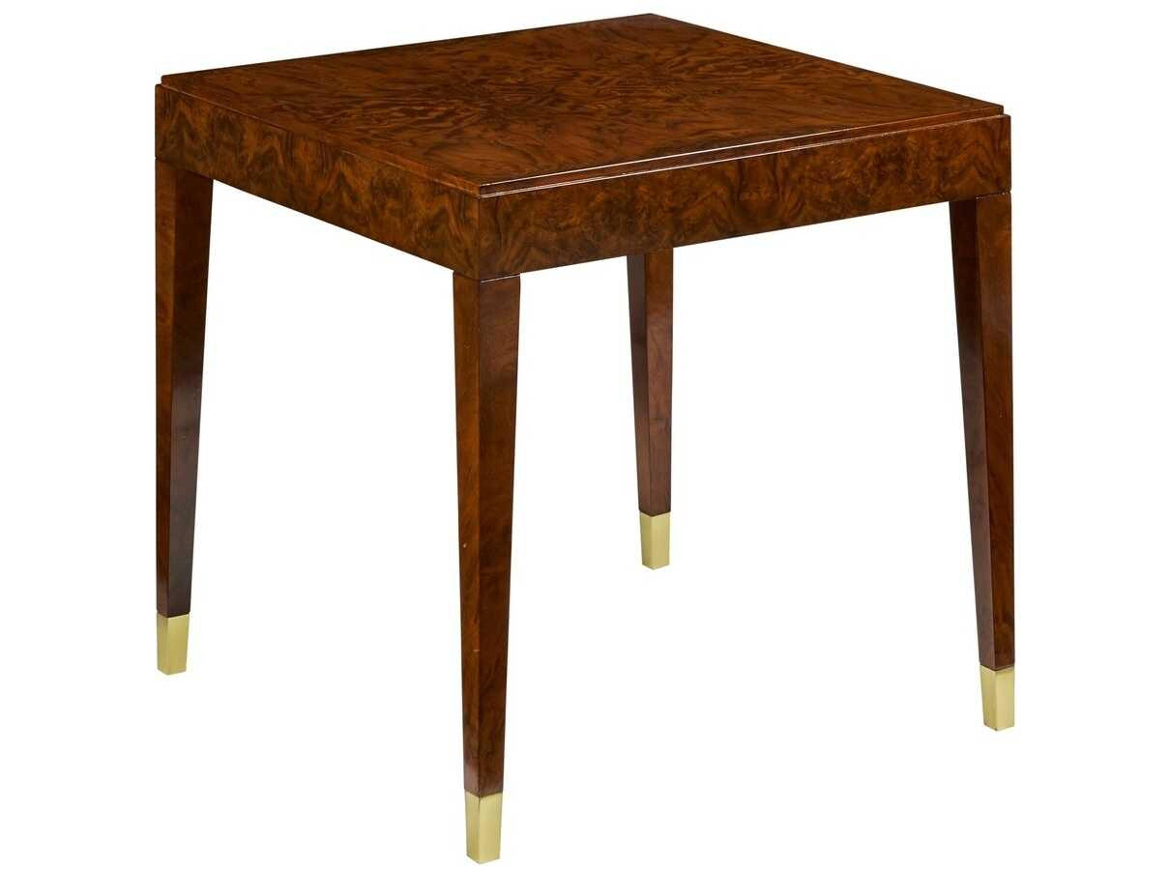 Modern History Home Salena Square Wood End Table