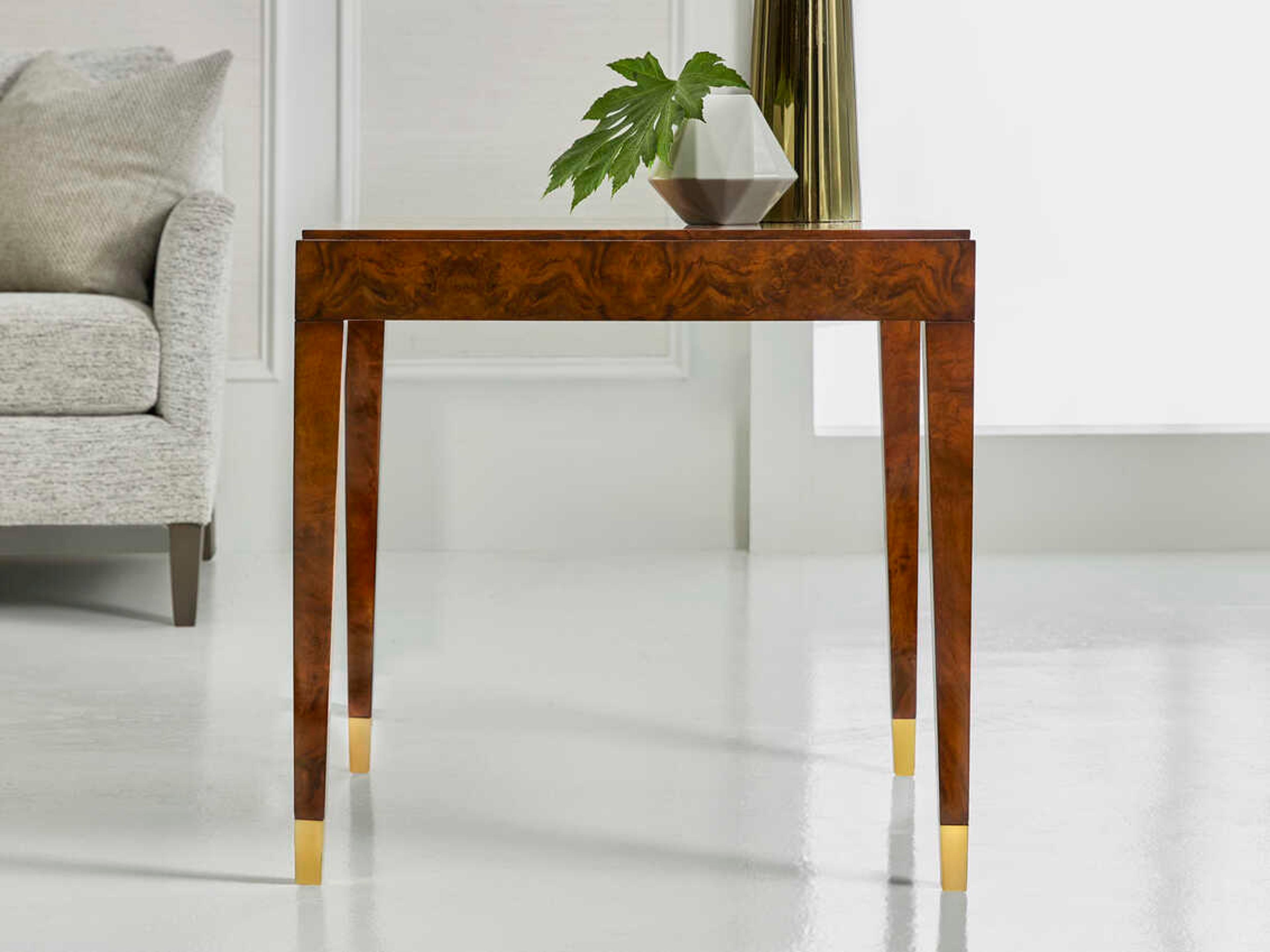Modern History Home Salena Square Wood End Table