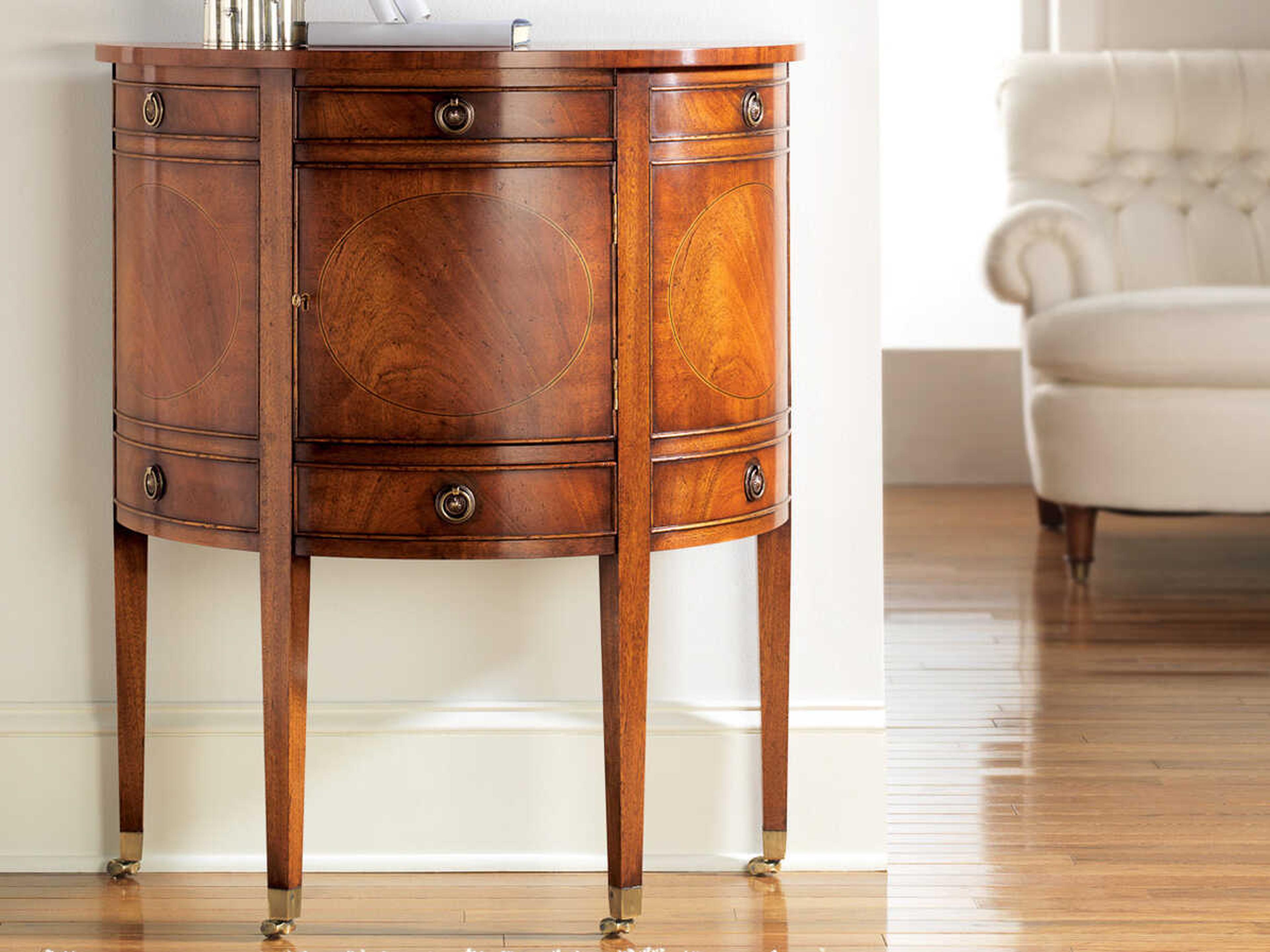 Georgian Brown Rosewood Accent Cabinet