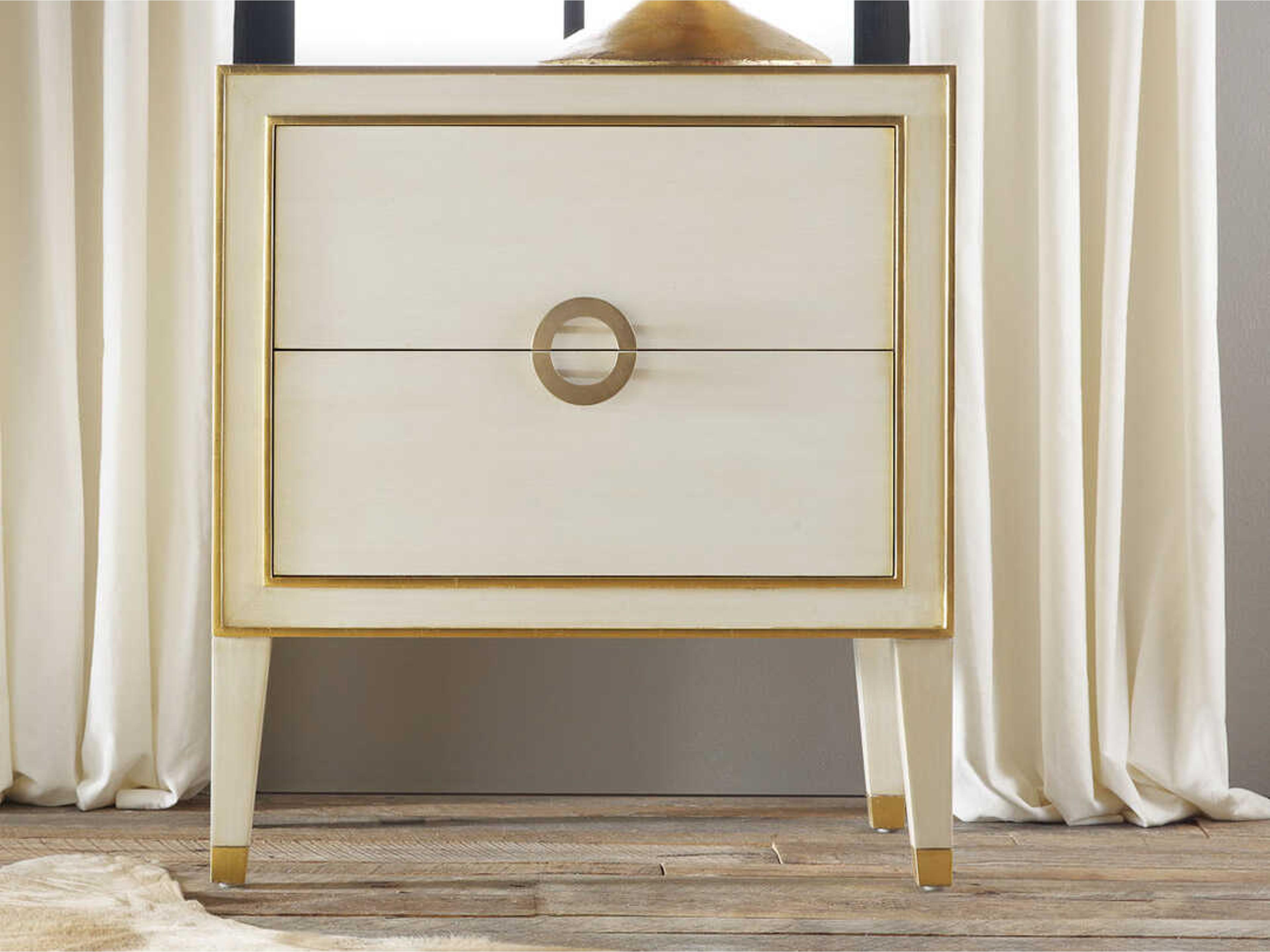 Retro 2-Drawers Nightstand