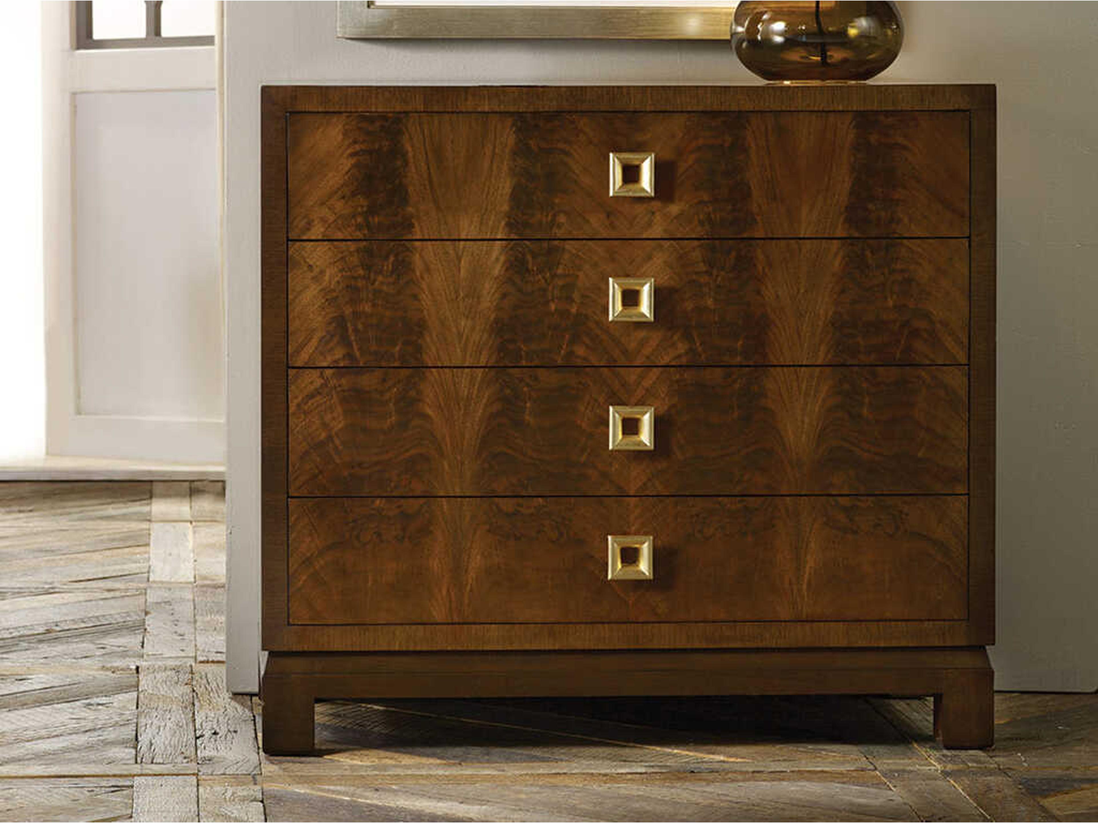 Avignon Brown Walnut Wood Accent Chest