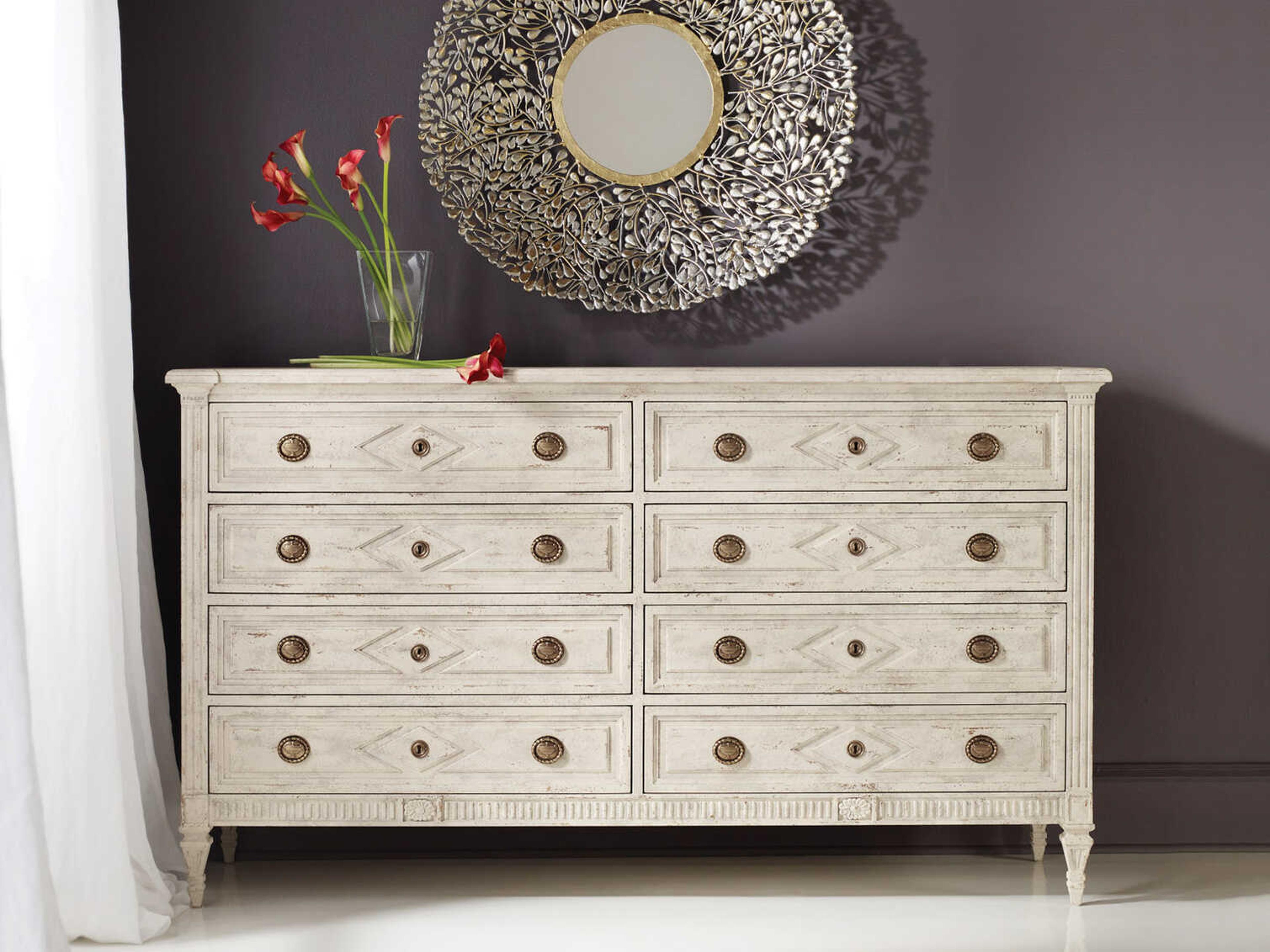 Paris White Double Dresser