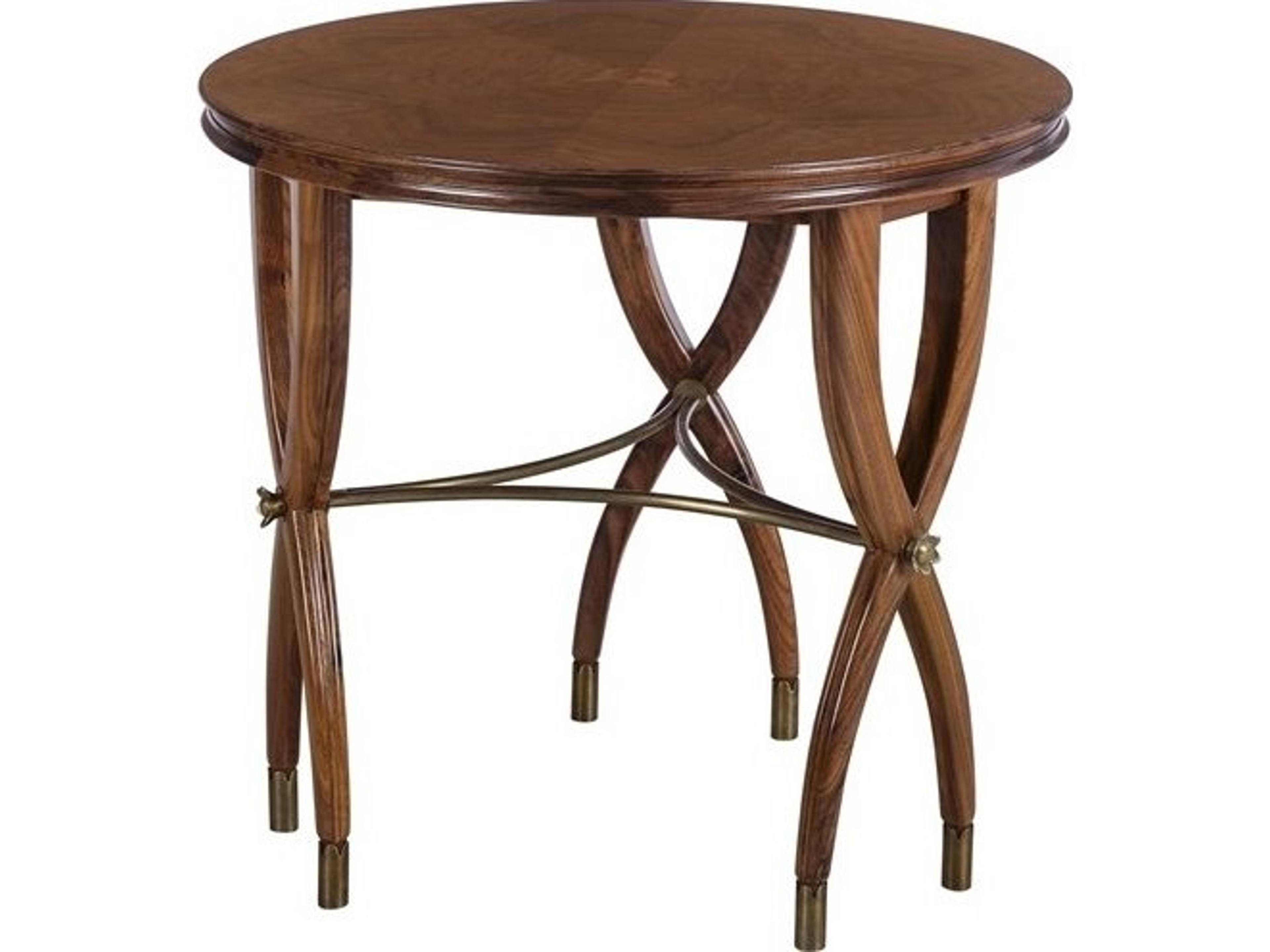 Marchand Round Wood End Table