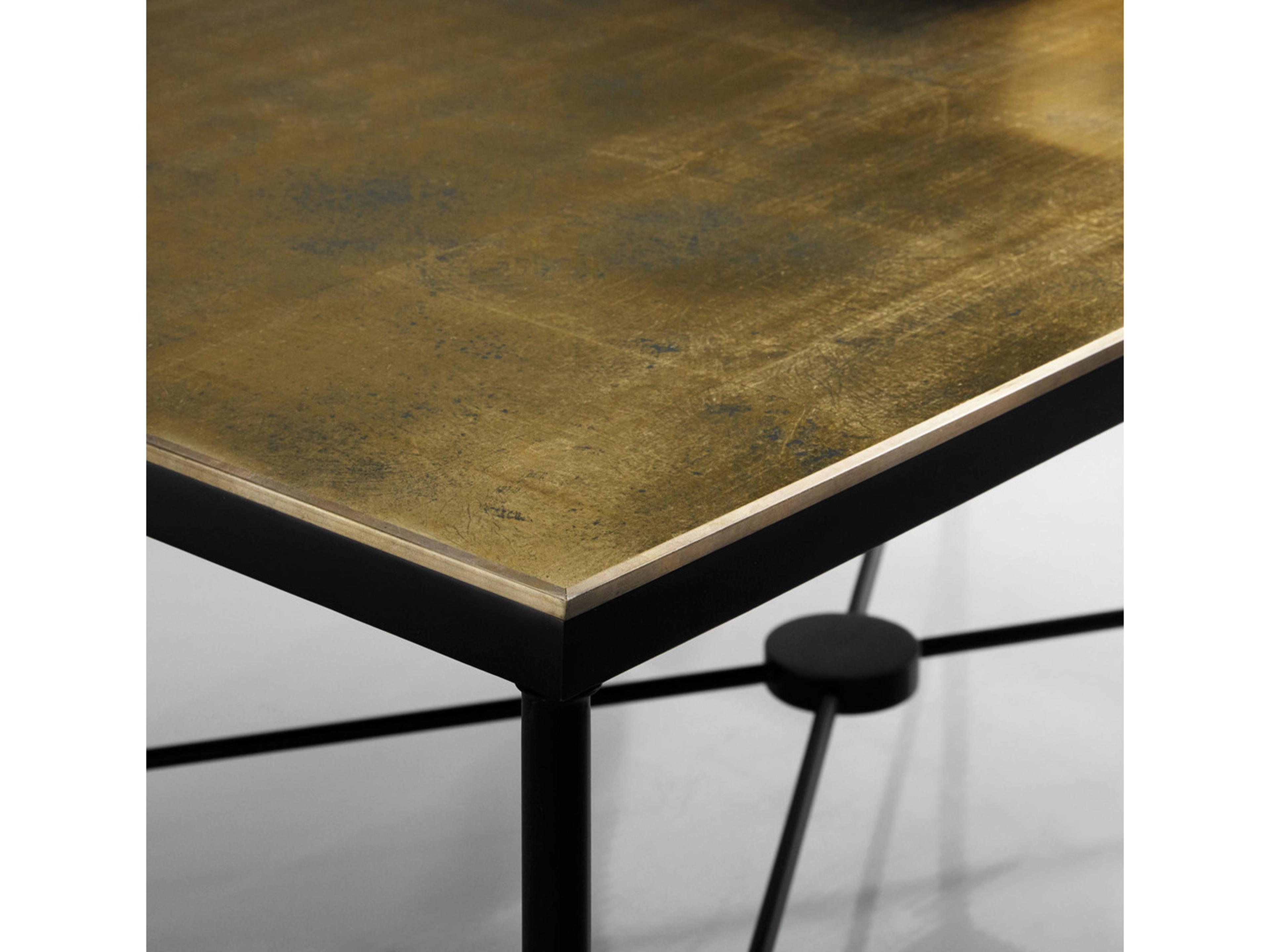 Modern History Home Rectangular Glass Coffee Table