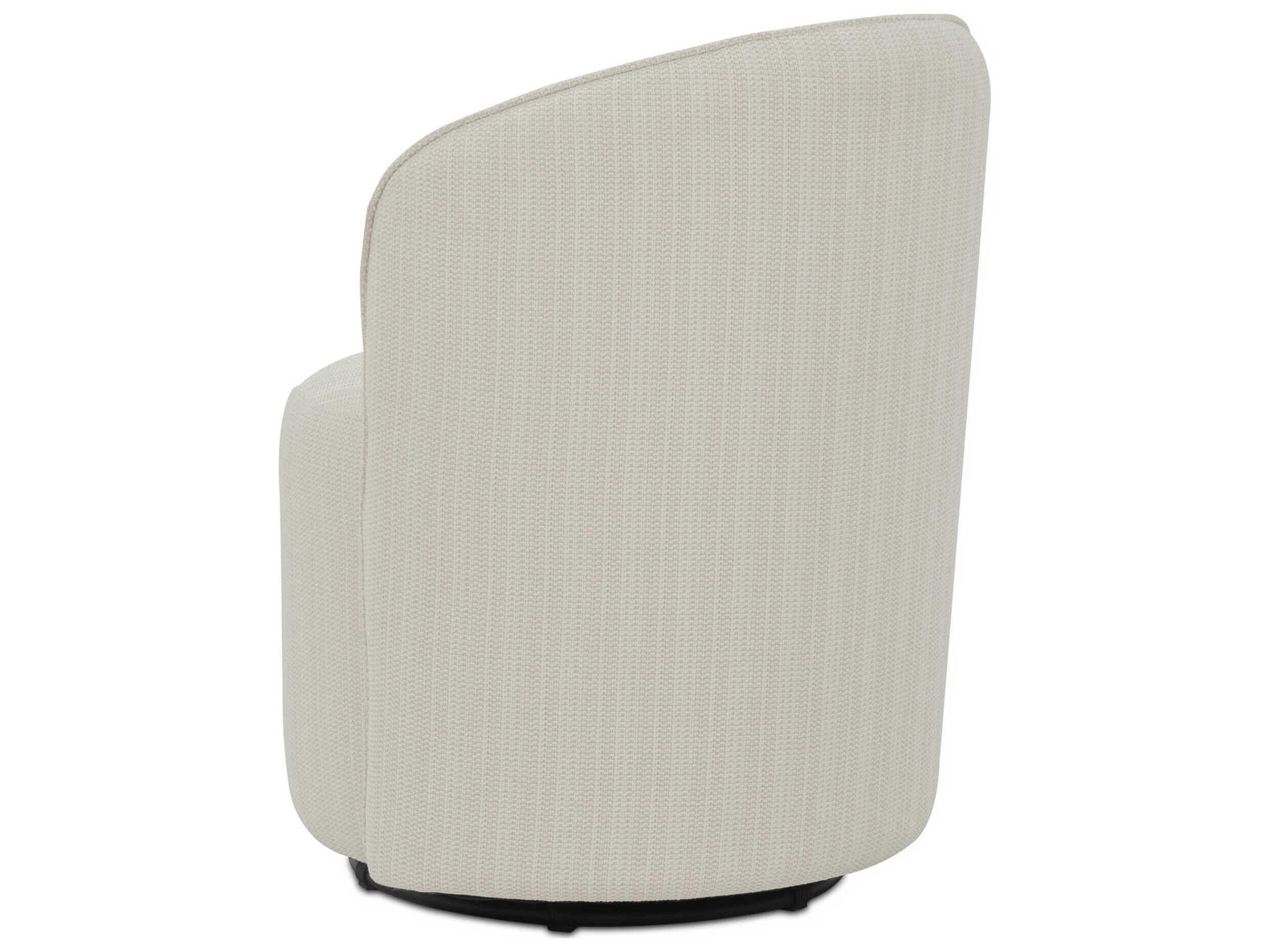 Moe's Home Outdoor Sylvie Cream Fabric Cushion Dining Chair