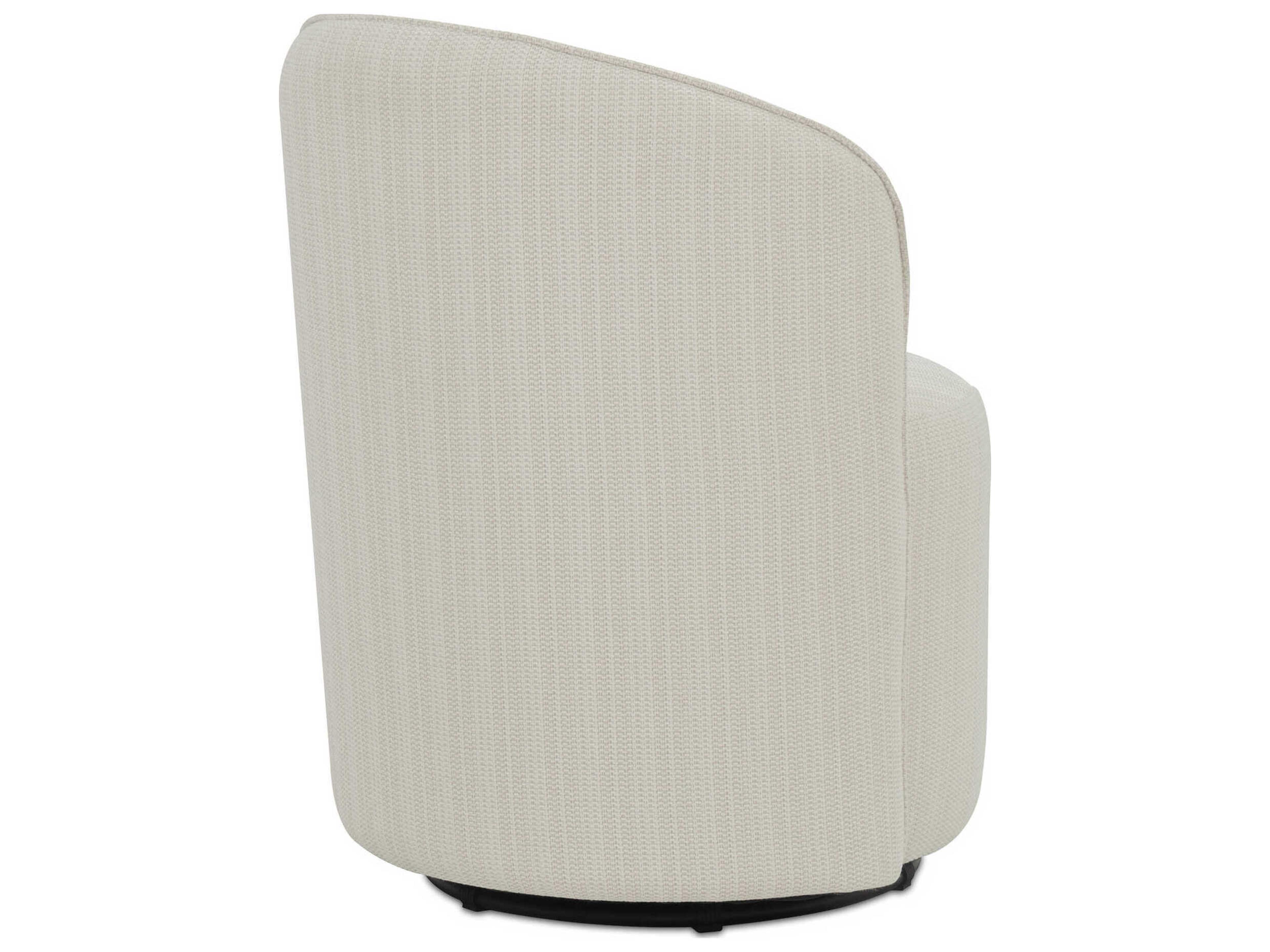 Moe's Home Outdoor Sylvie Cream Fabric Cushion Dining Chair