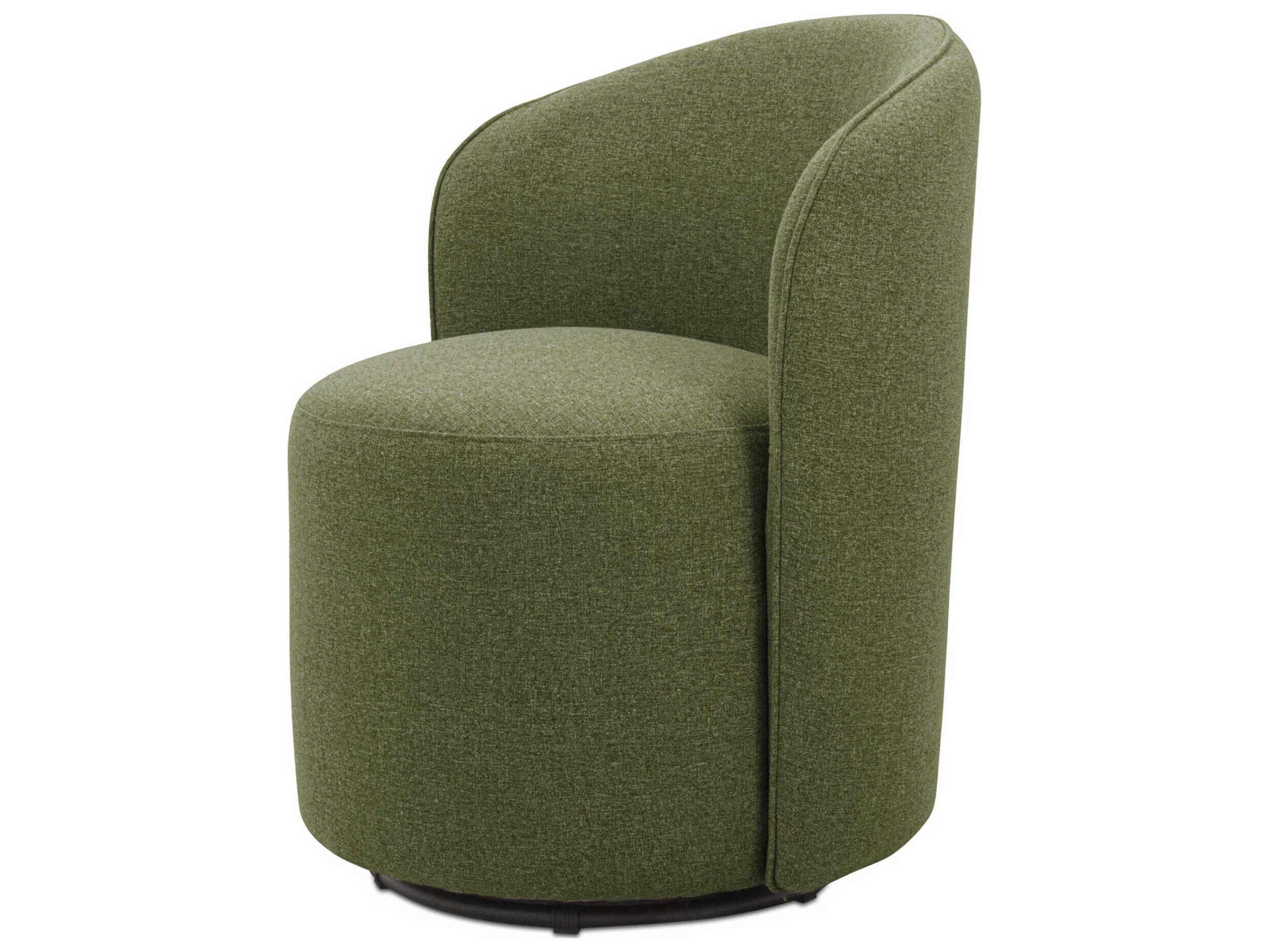 Moe's Home Outdoor Sylvie Green Fabric Cushion Dining Chair