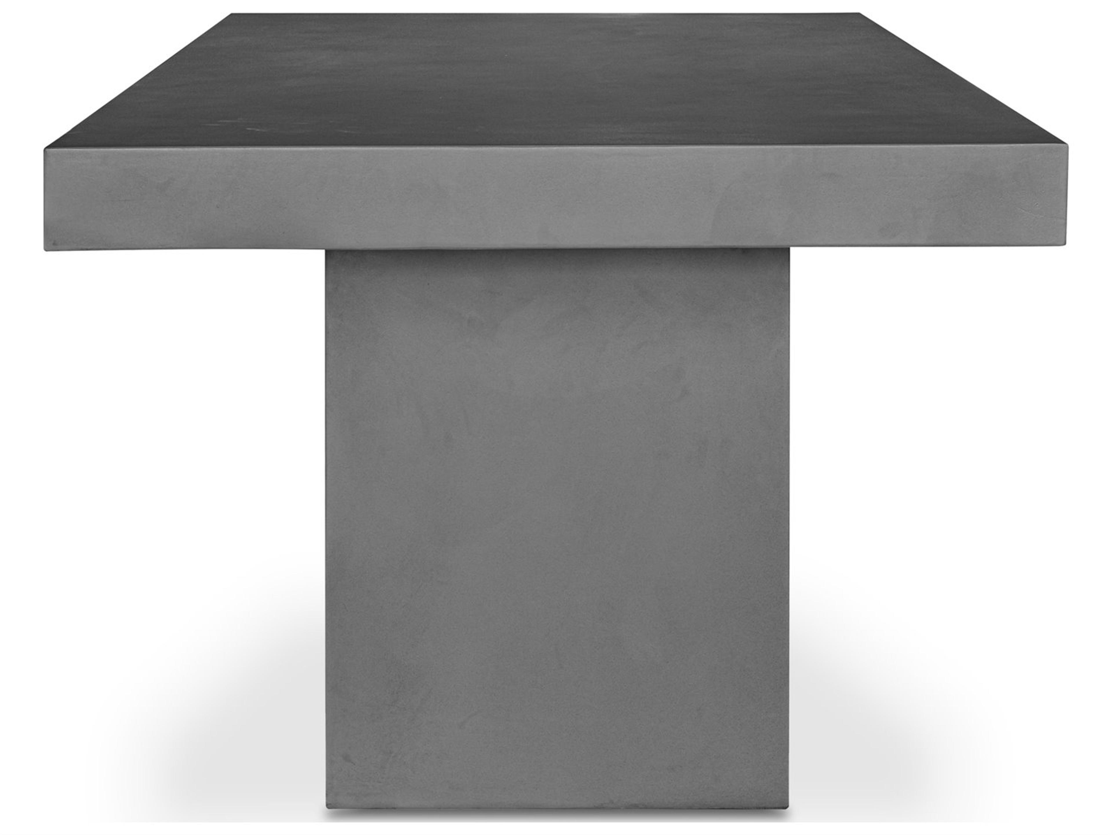 Moe's Home Outdoor Antonius Dining Table Dark Grey