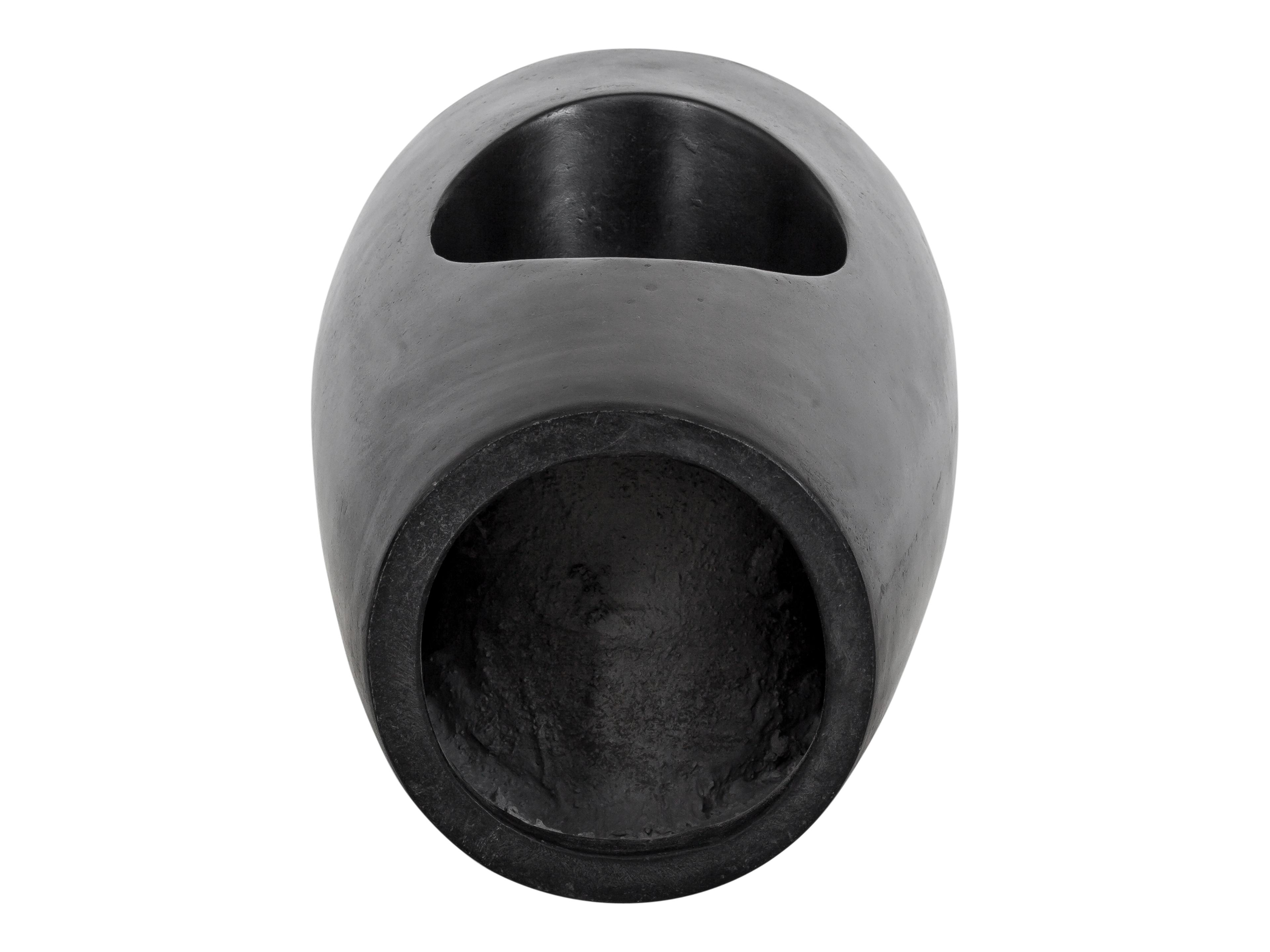 Moe's Home Outdoor Aylard Black Round Stool / End Table