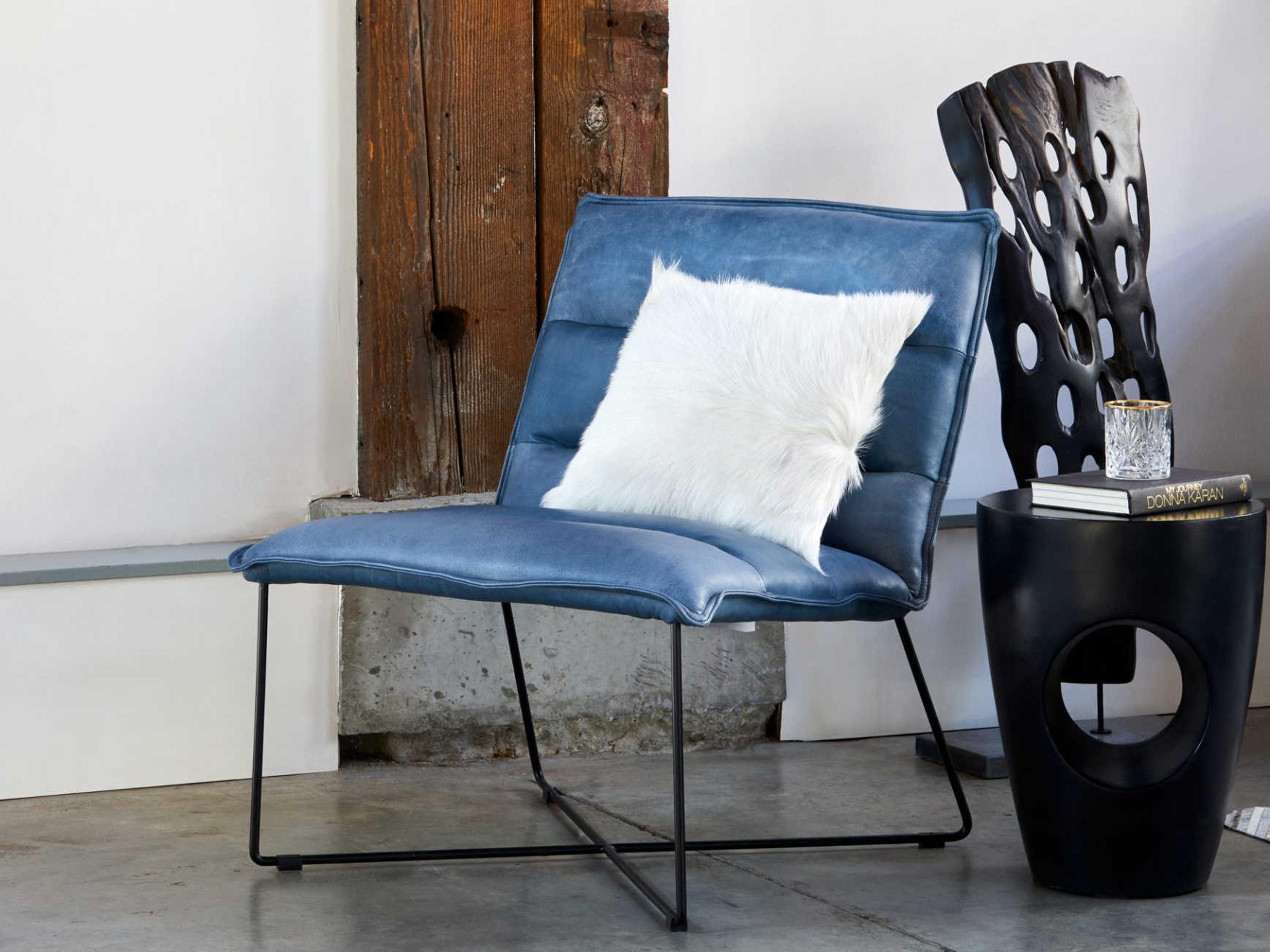 Moe's Home Outdoor Aylard Black Round Stool / End Table