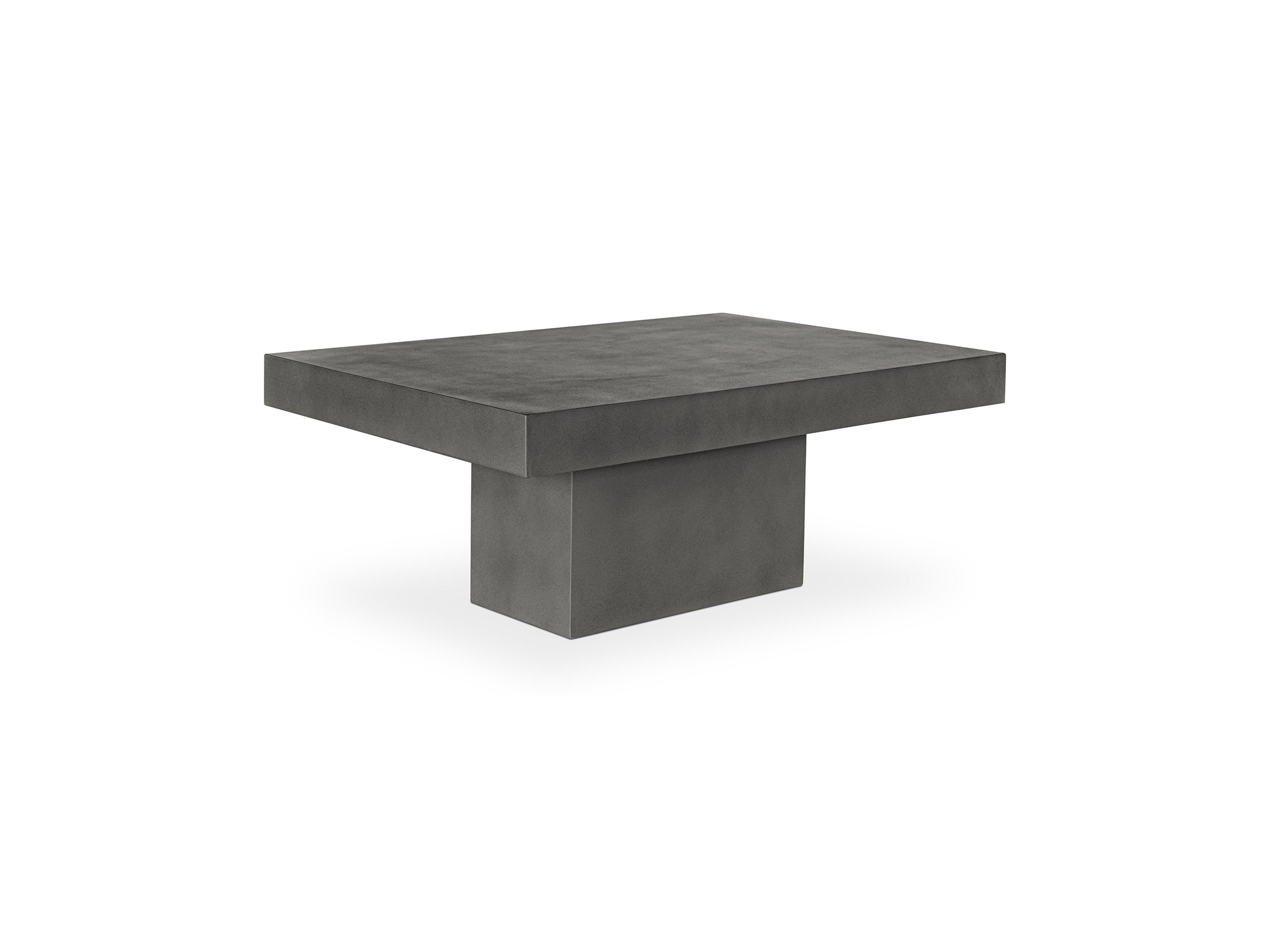 Moe's Home Outdoor Maxima Coffee Table Dark Grey