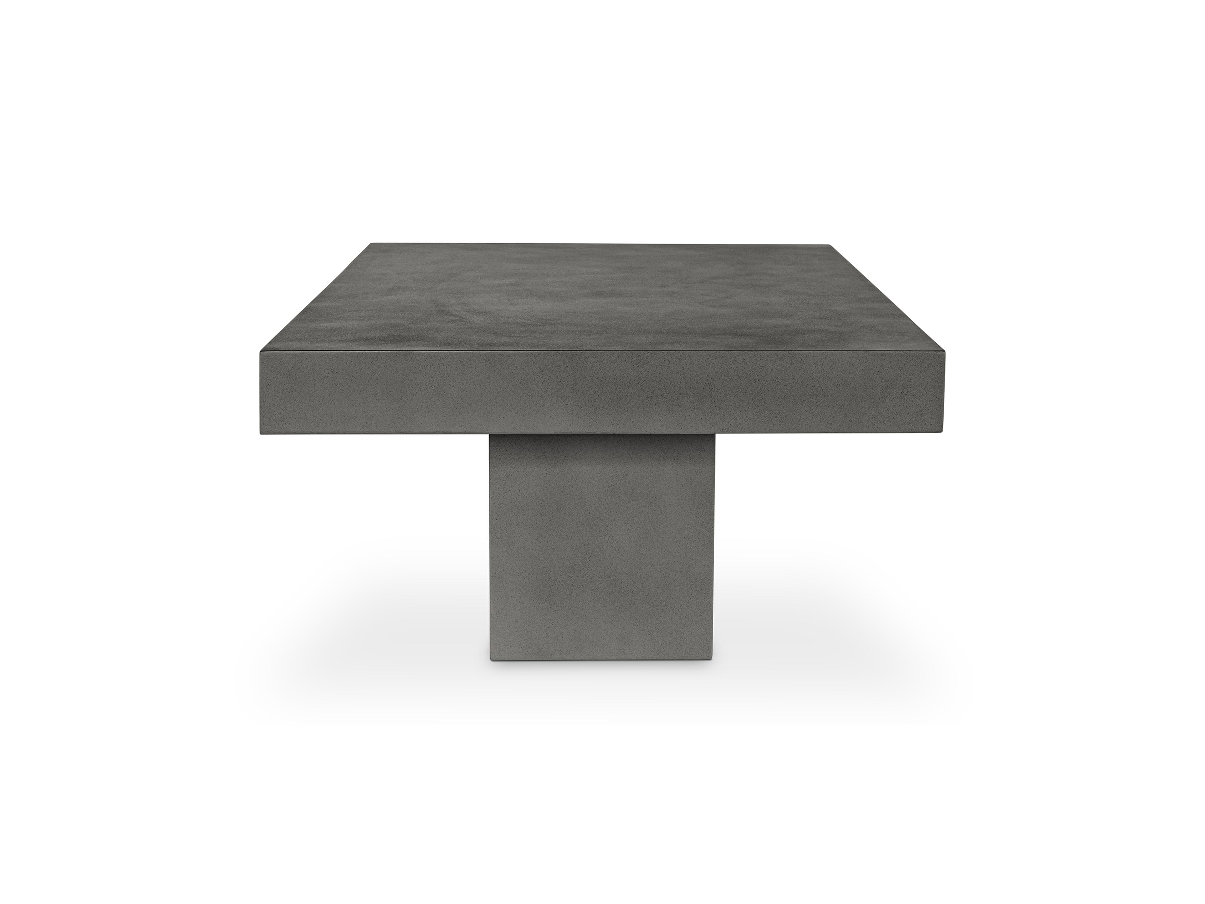 Moe's Home Outdoor Maxima Coffee Table Dark Grey
