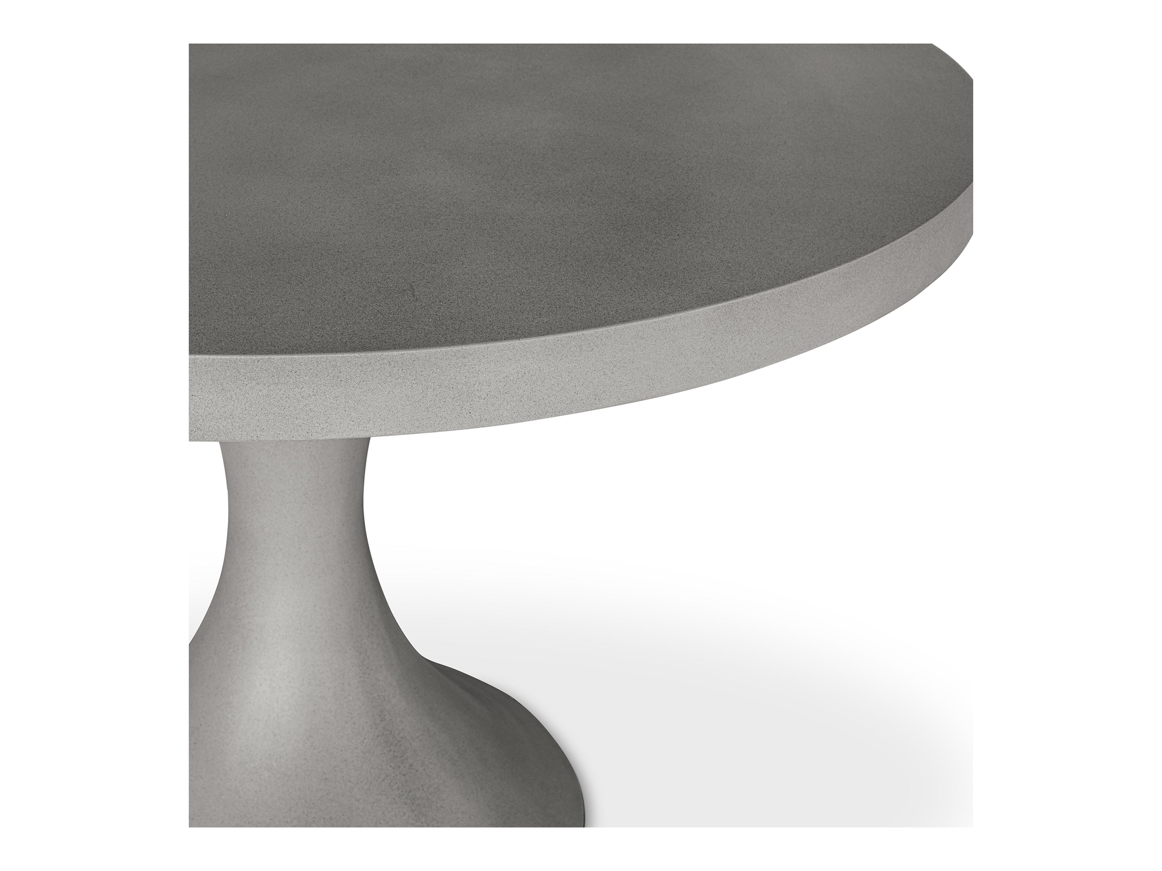 Moe's Home Outdoor Isadora Dining Table Dark Grey