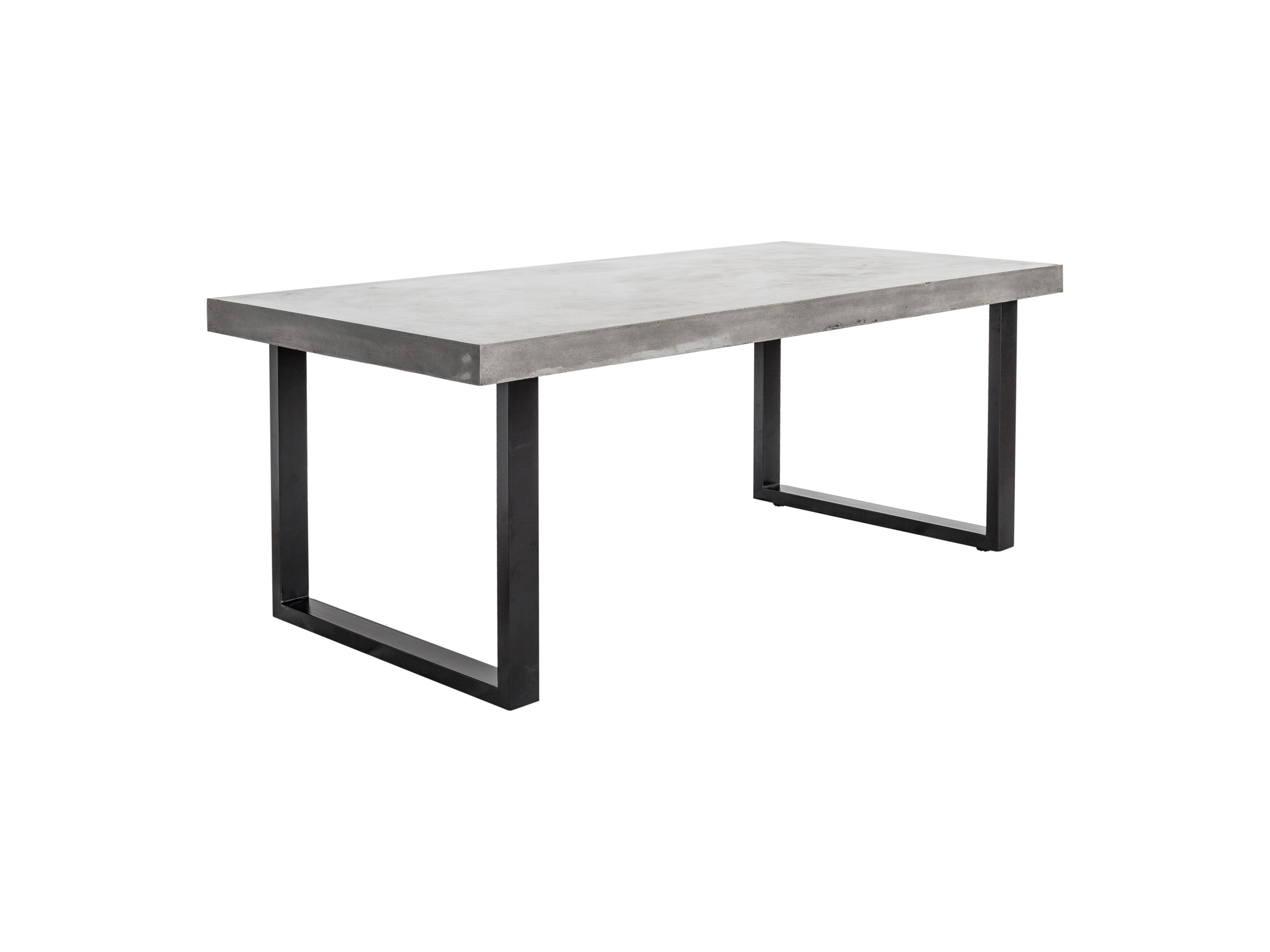 Moe's Home Outdoor Jedrik Large Dining Table Dark Grey