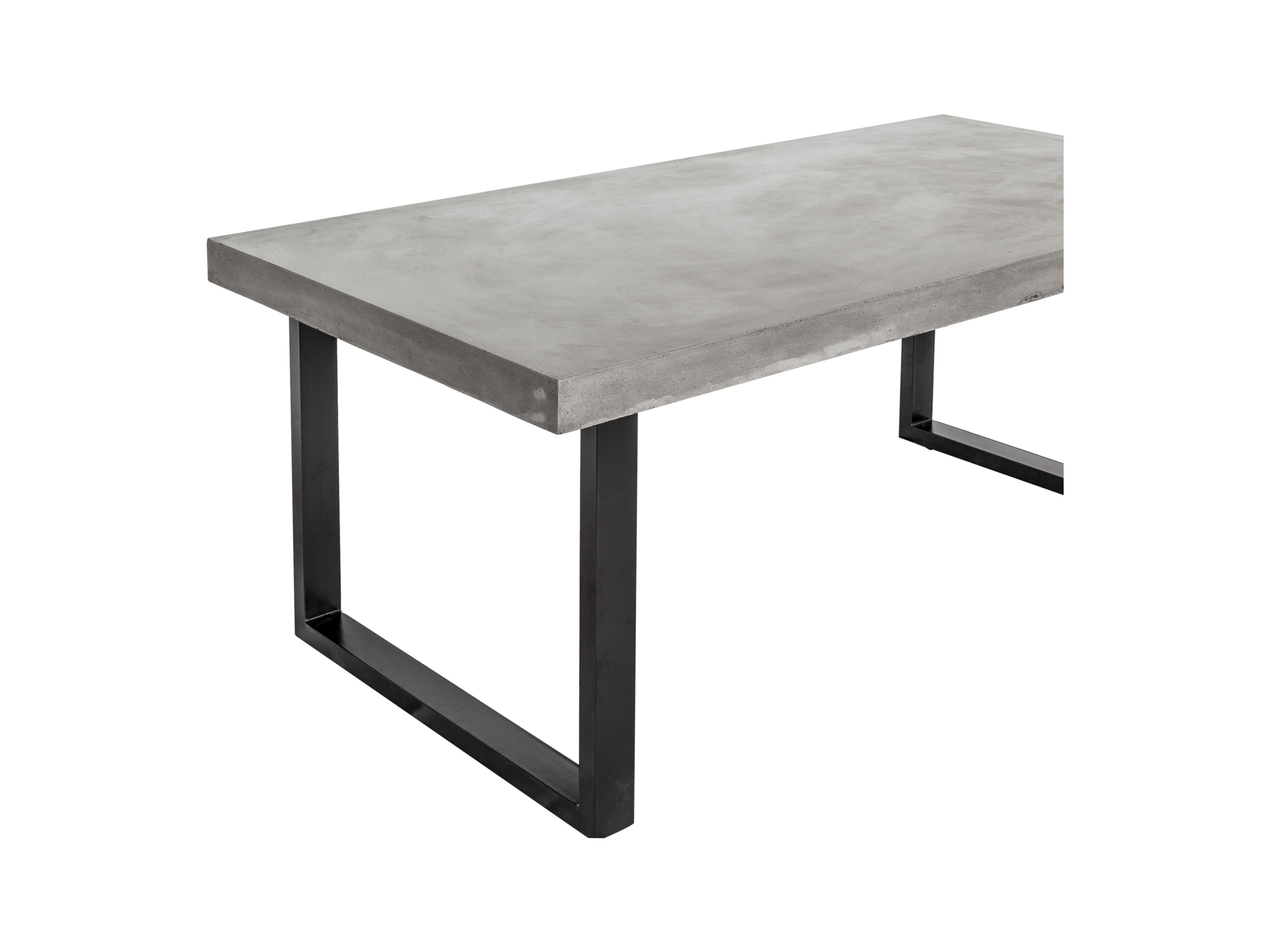 Moe's Home Outdoor Jedrik Large Dining Table Dark Grey