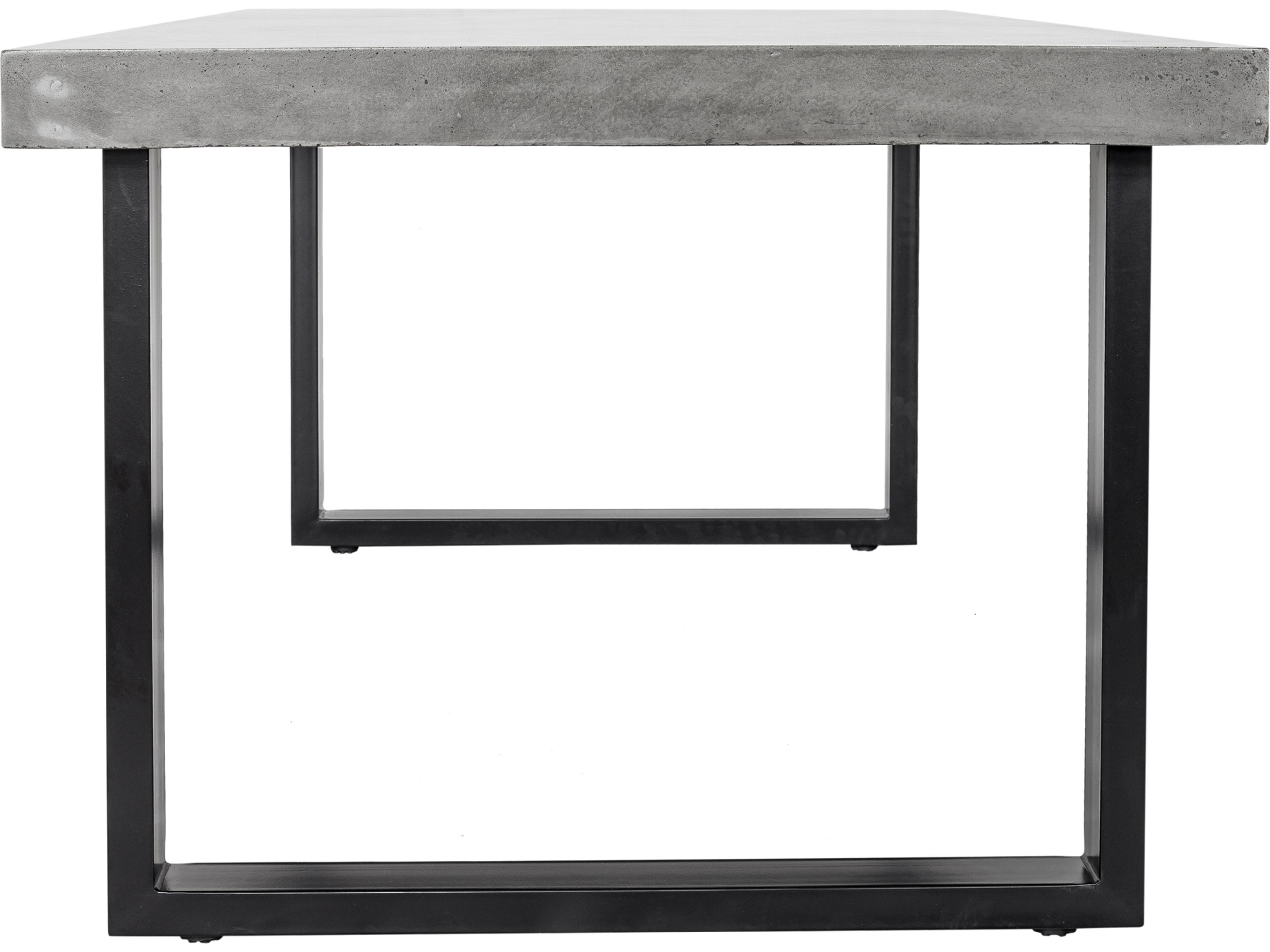 Moe's Home Outdoor Jedrik Large Dining Table Dark Grey