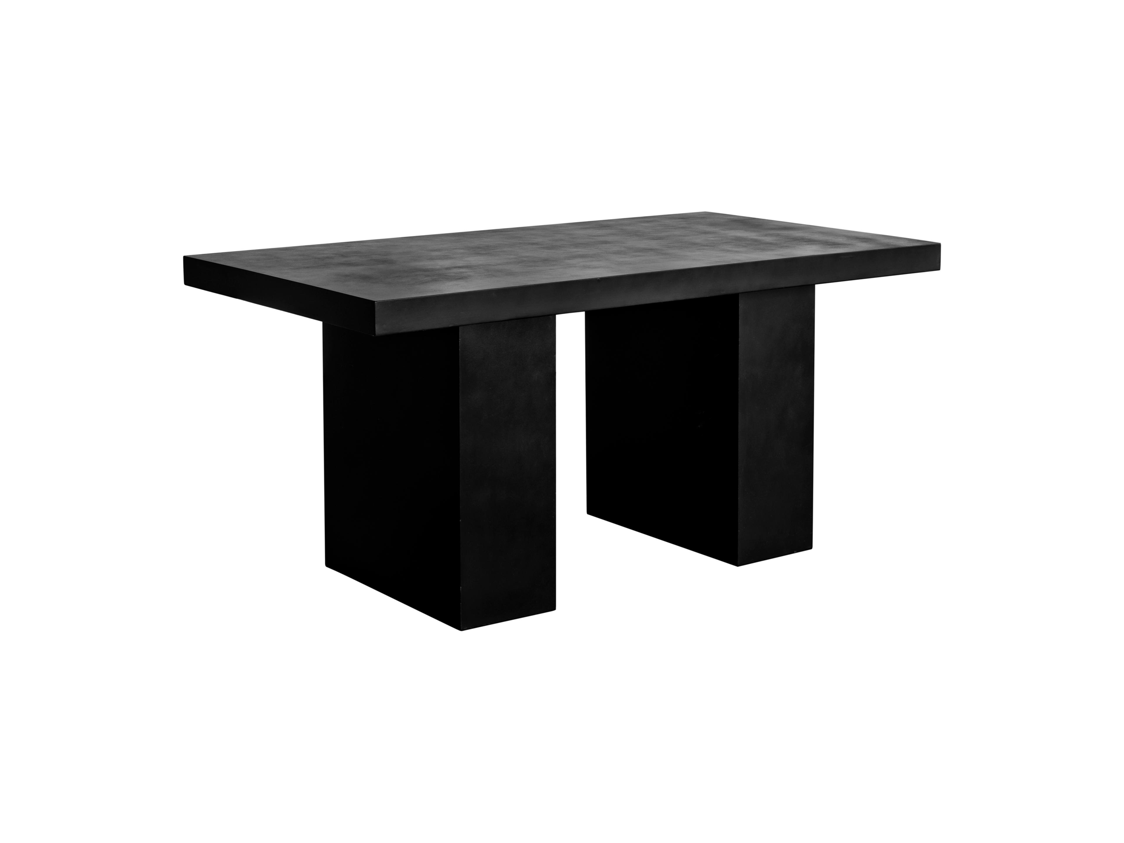 Moe's Home Outdoor Aurelius Dining Table Black