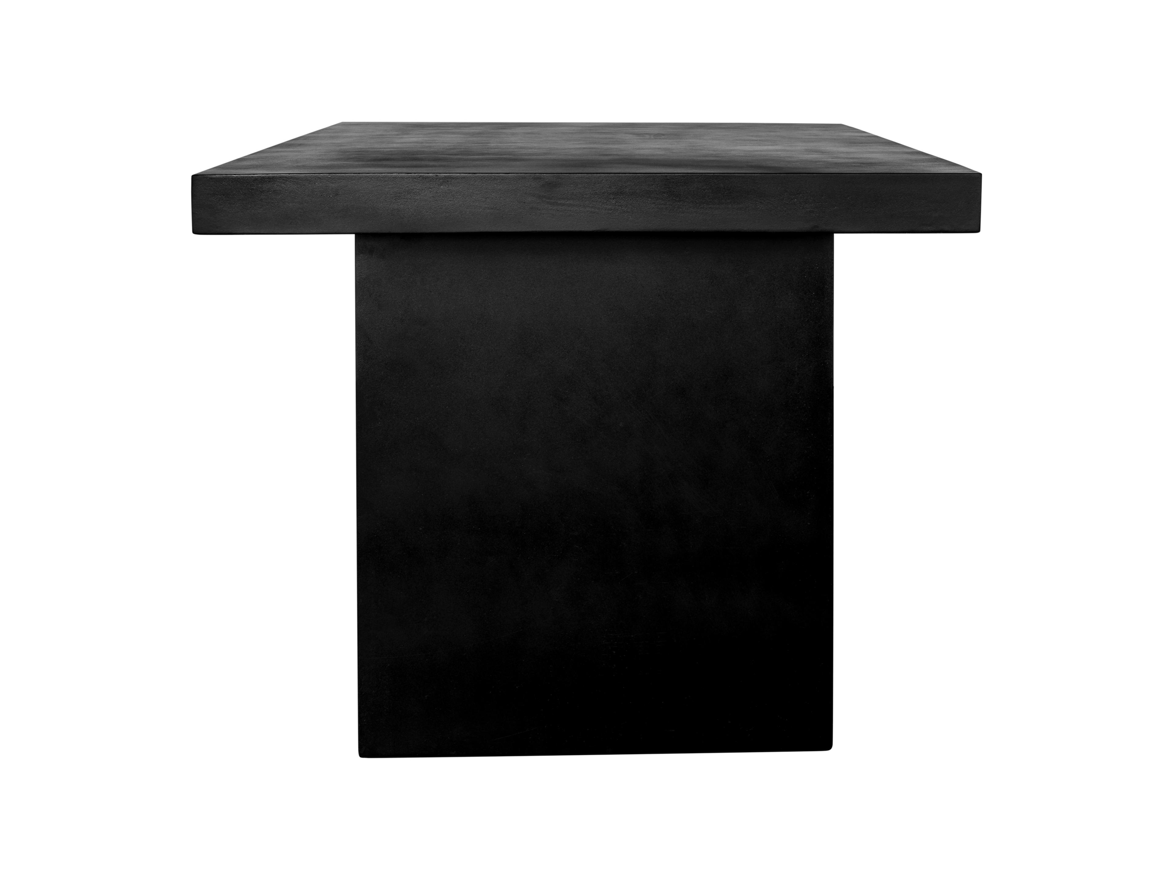 Moe's Home Outdoor Aurelius Dining Table Black