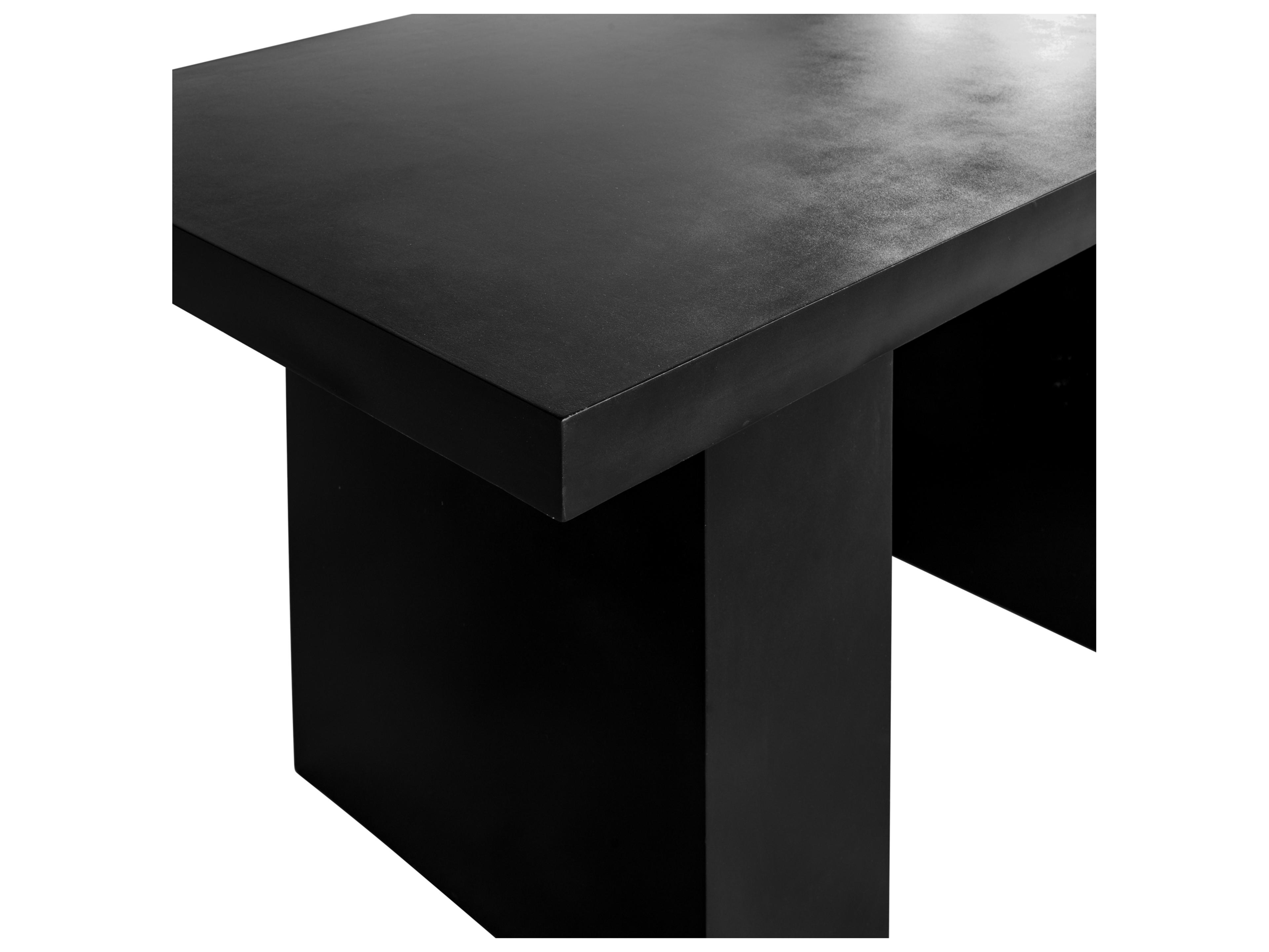 Moe's Home Outdoor Aurelius Dining Table Black