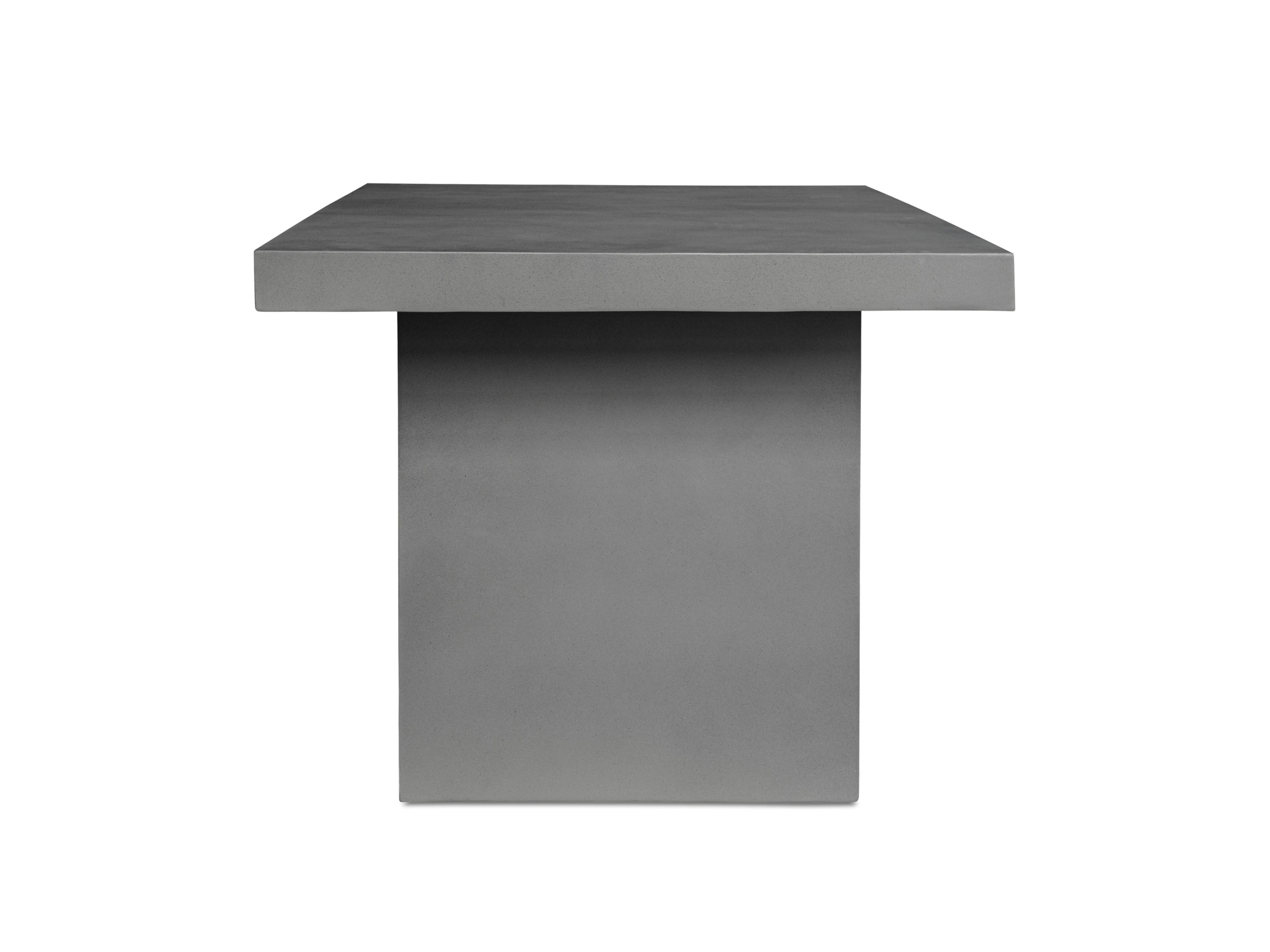 Moe's Home Outdoor Aurelius Dining Table Dark Grey