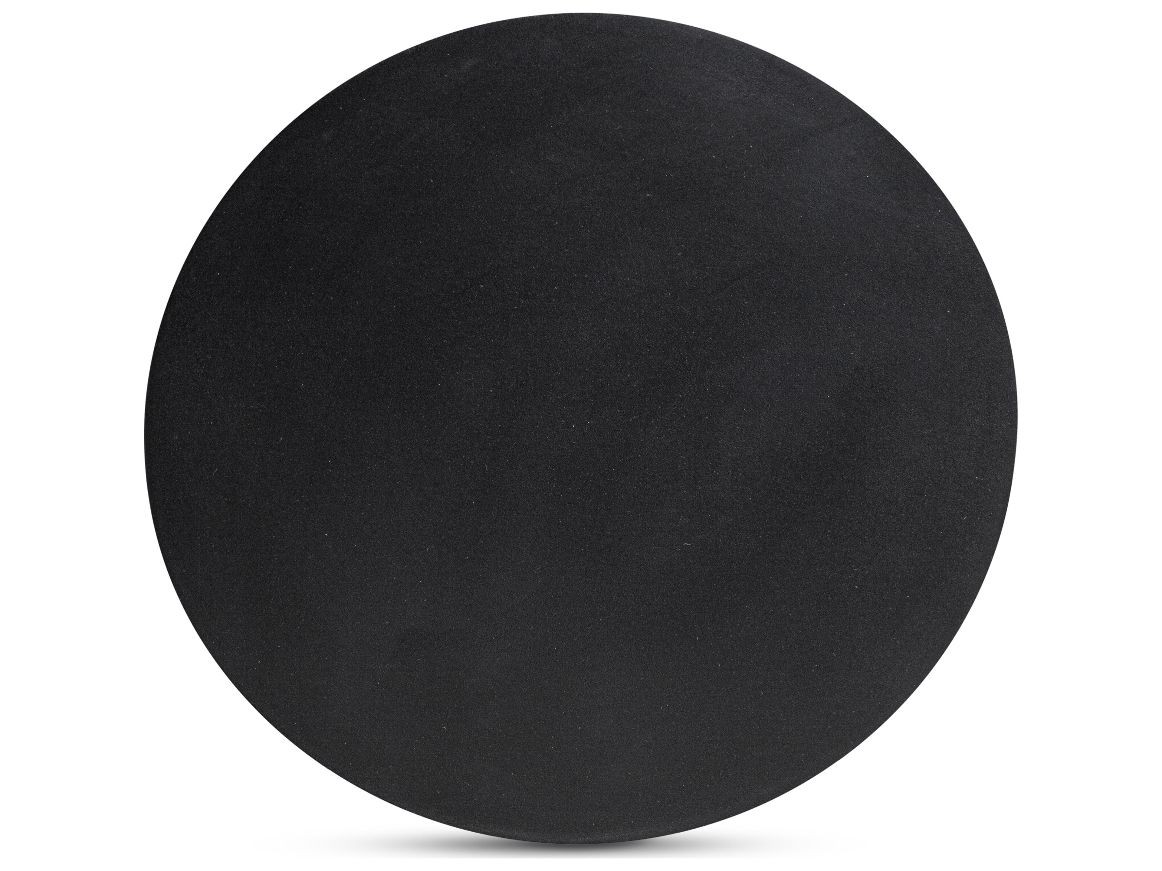 Moe's Home Outdoor Hourglass Black Concrete Lounge Chair