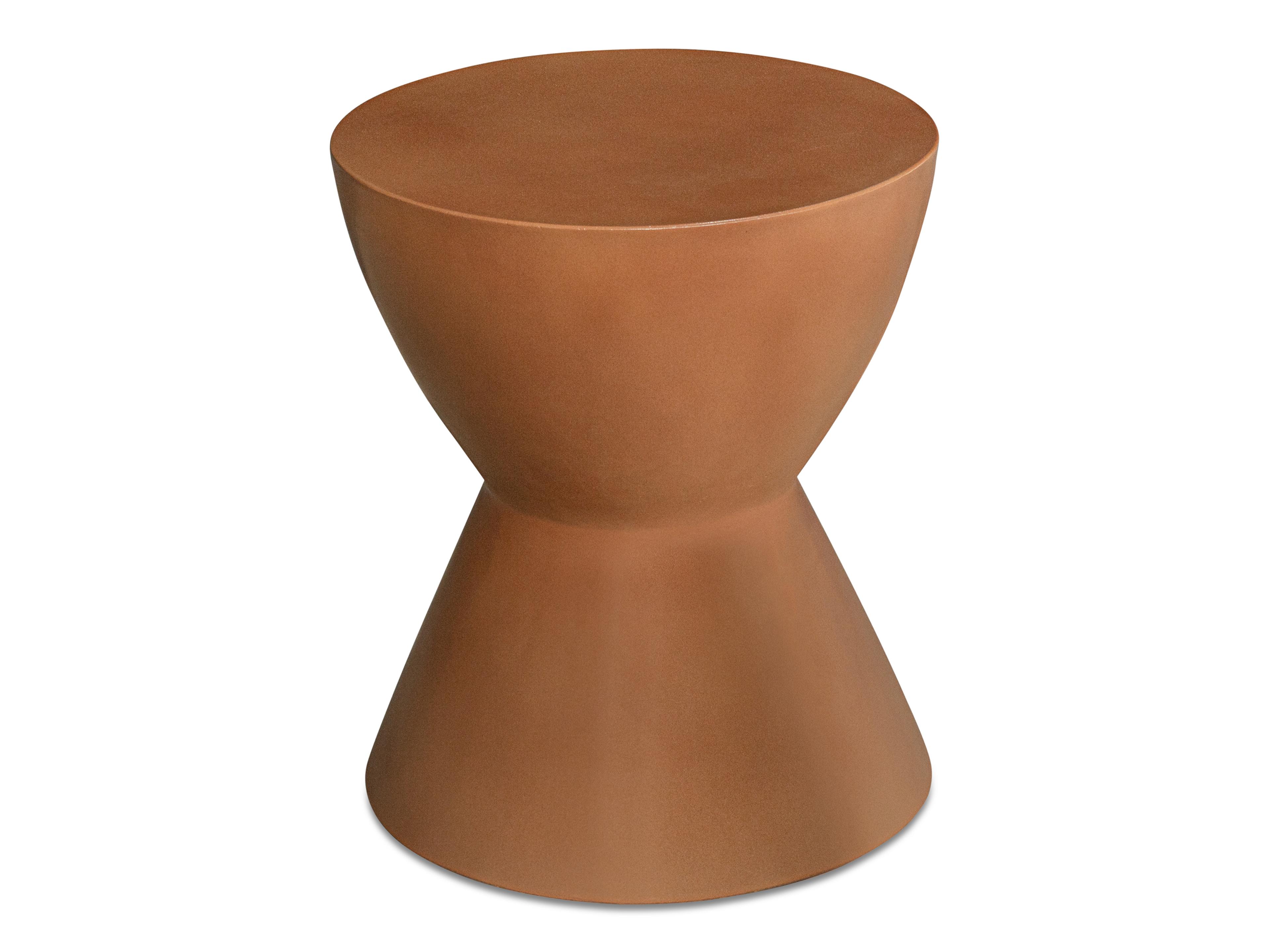 Moe's Home Outdoor Hourglass Terracotta Concrete Lounge Chair