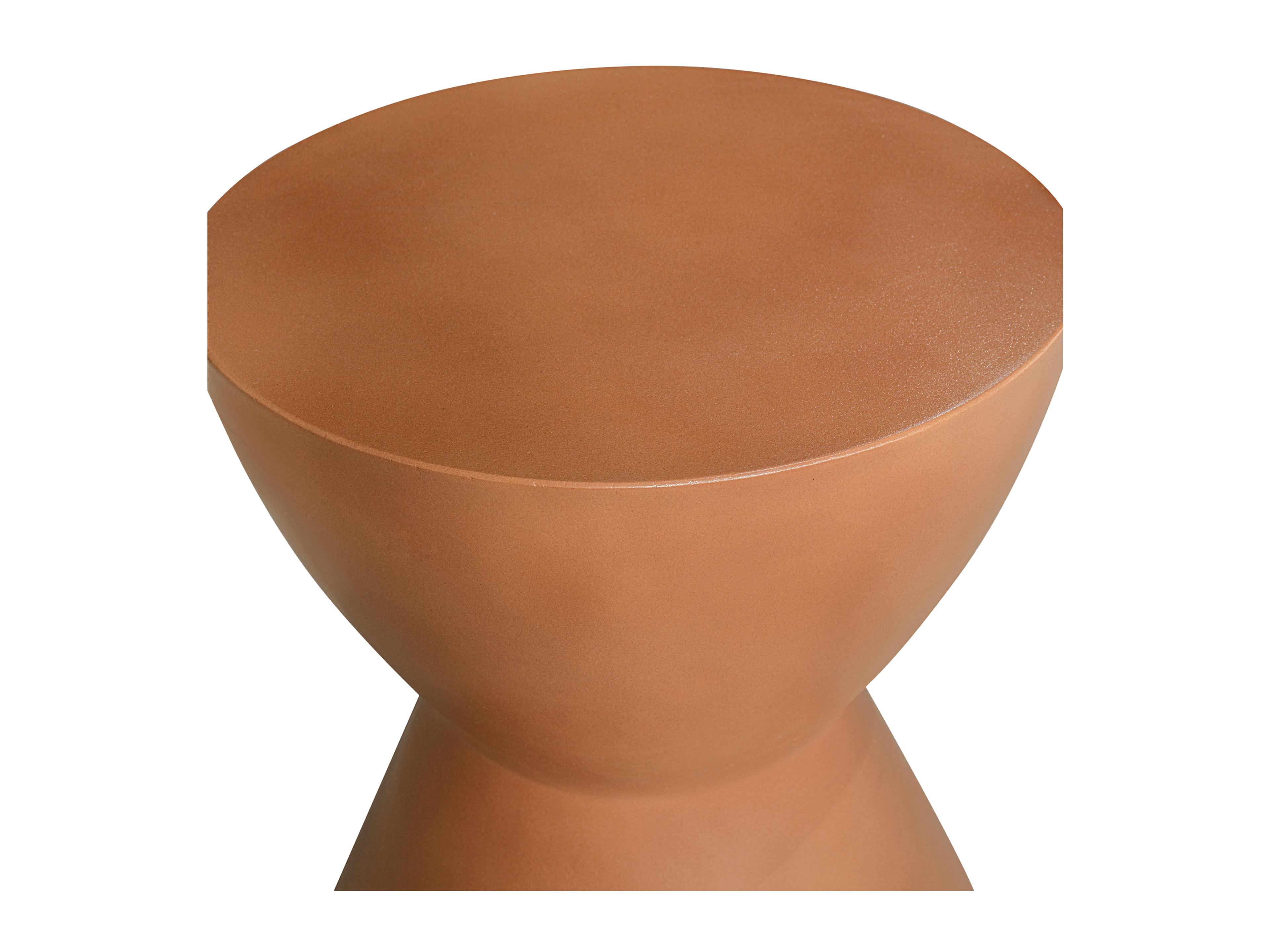 Moe's Home Outdoor Hourglass Terracotta Concrete Lounge Chair