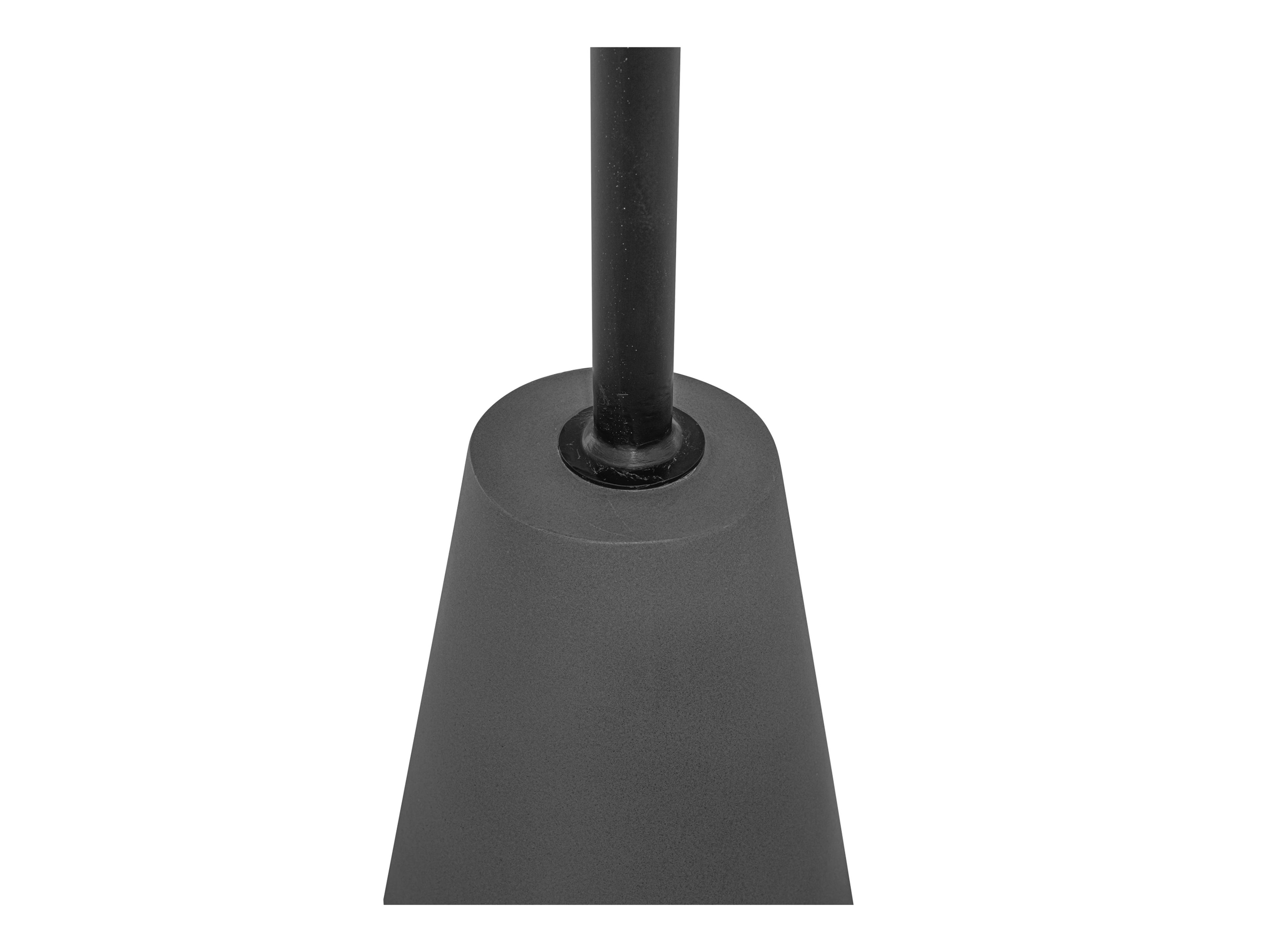 Moe's Home Outdoor Foundation Dark Grey / Matte Black Concrete Round End Table