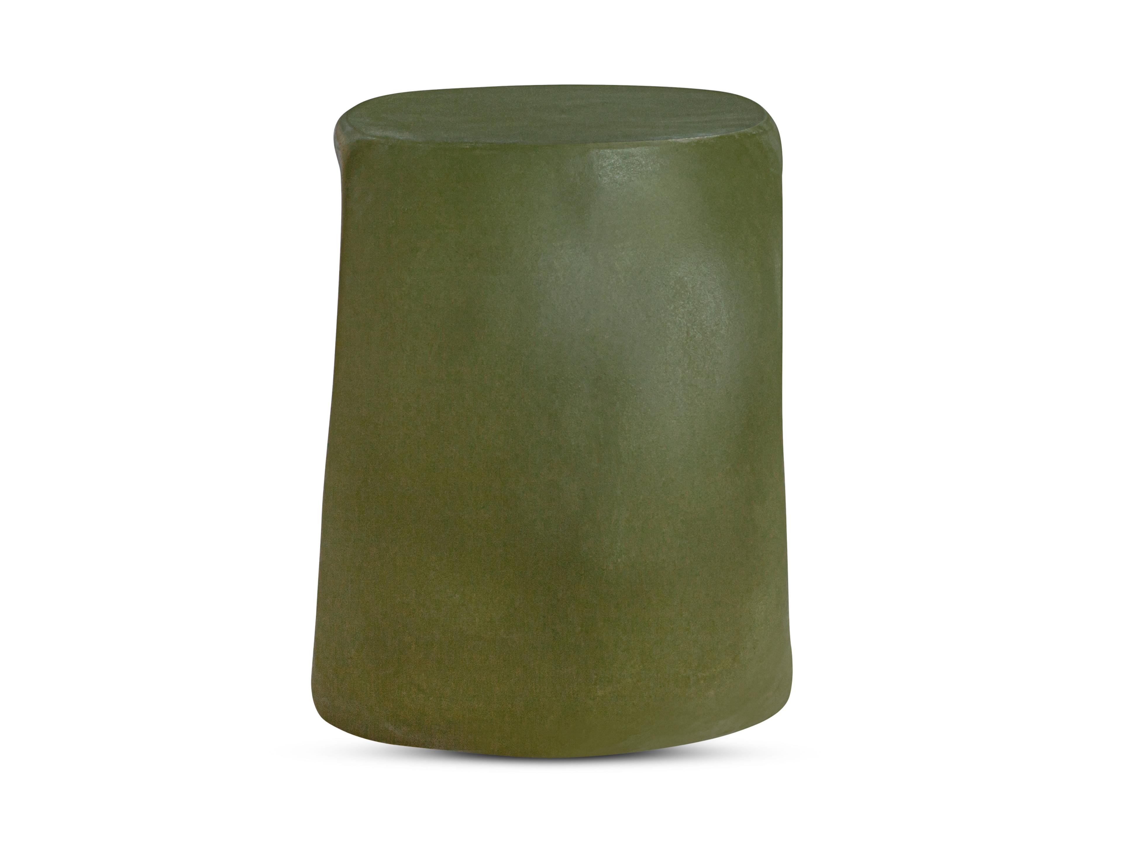 Moe's Home Outdoor Albers Green Concrete Lounge Chair