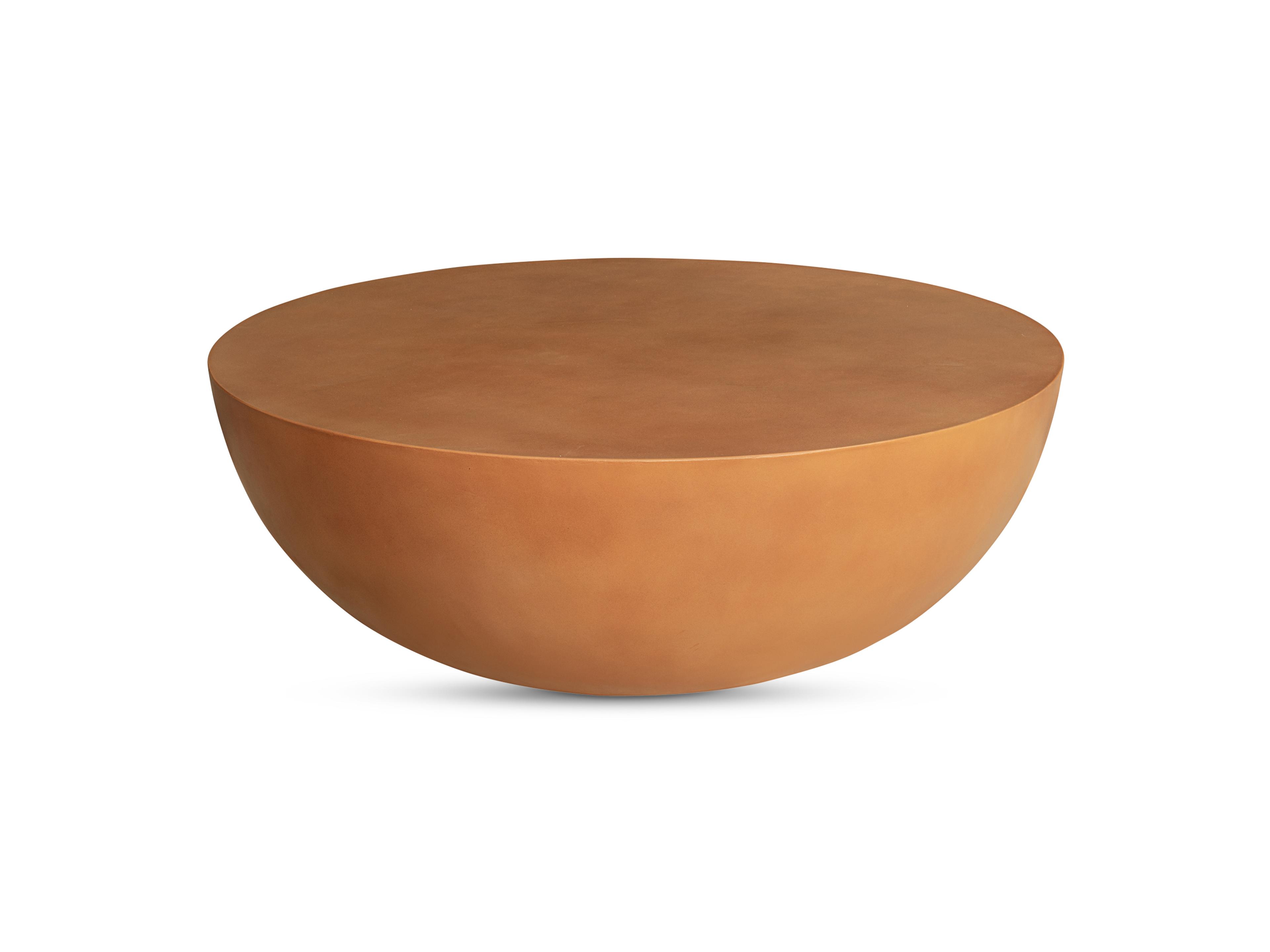 Moe's Home Outdoor Insitu Red Terracotta Round Coffee Table