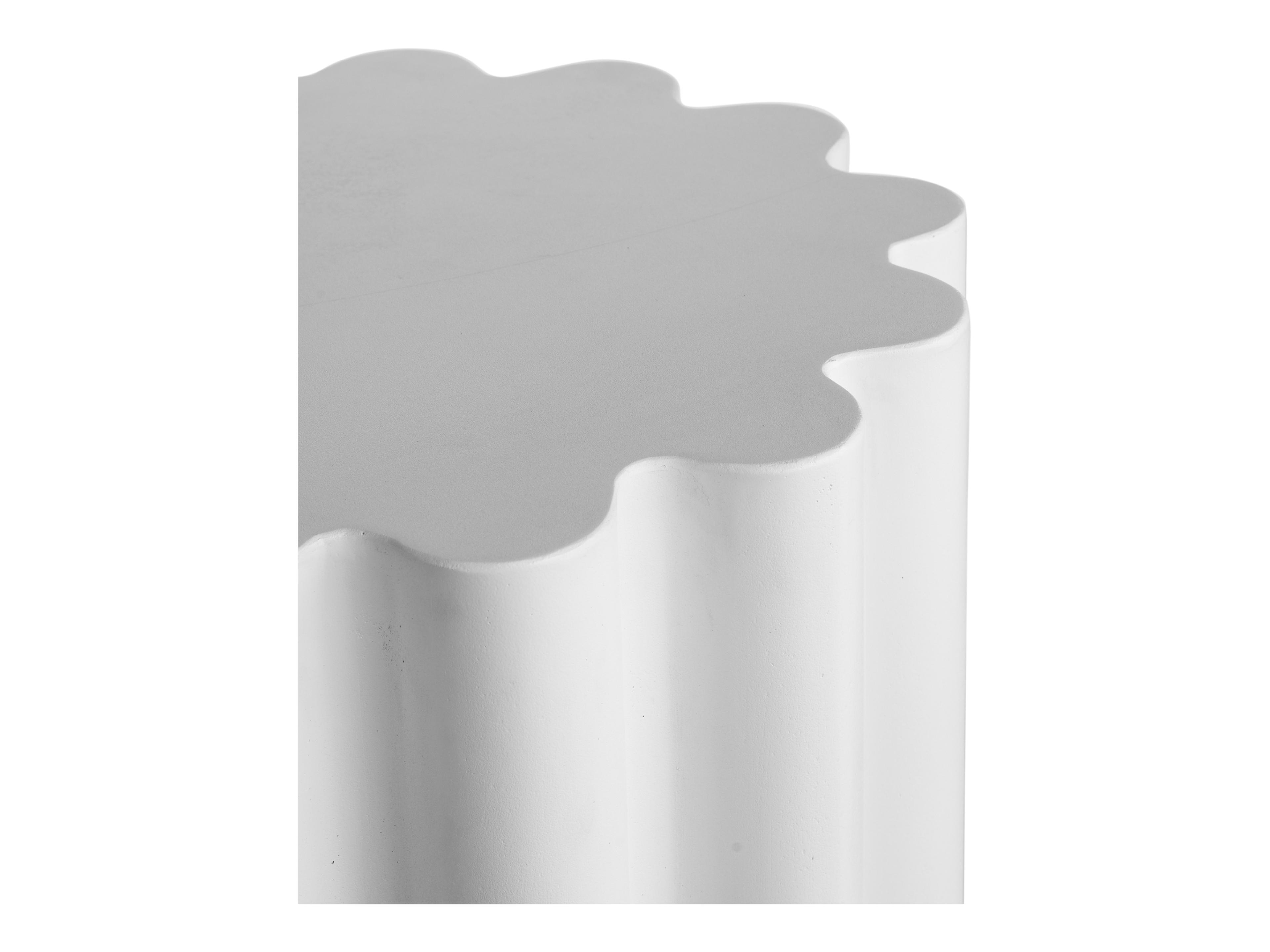 Moe's Home Outdoor Taffy Taffy Stool White