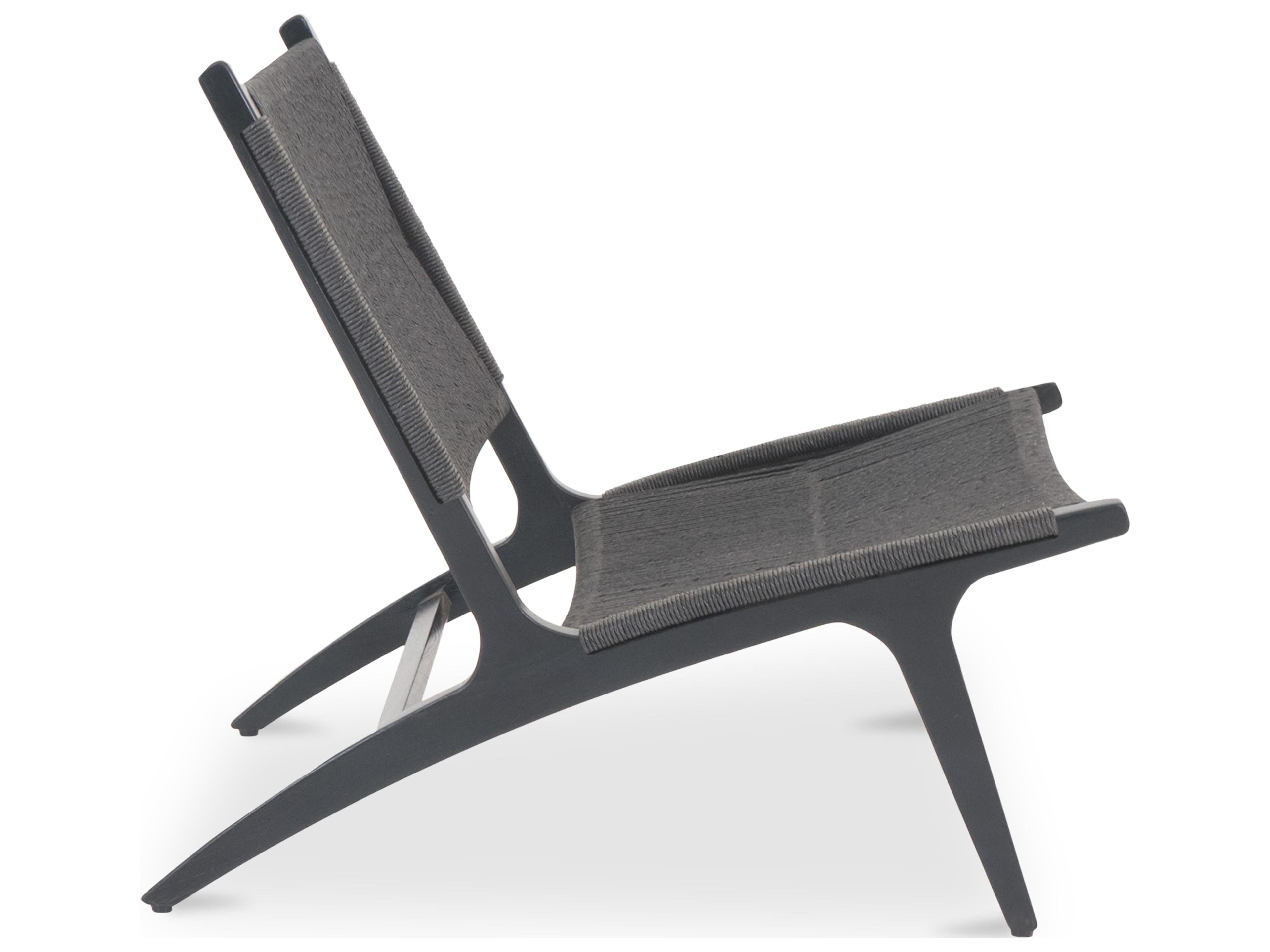 Moe's Home Outdoor Palma Lounge Chair Black