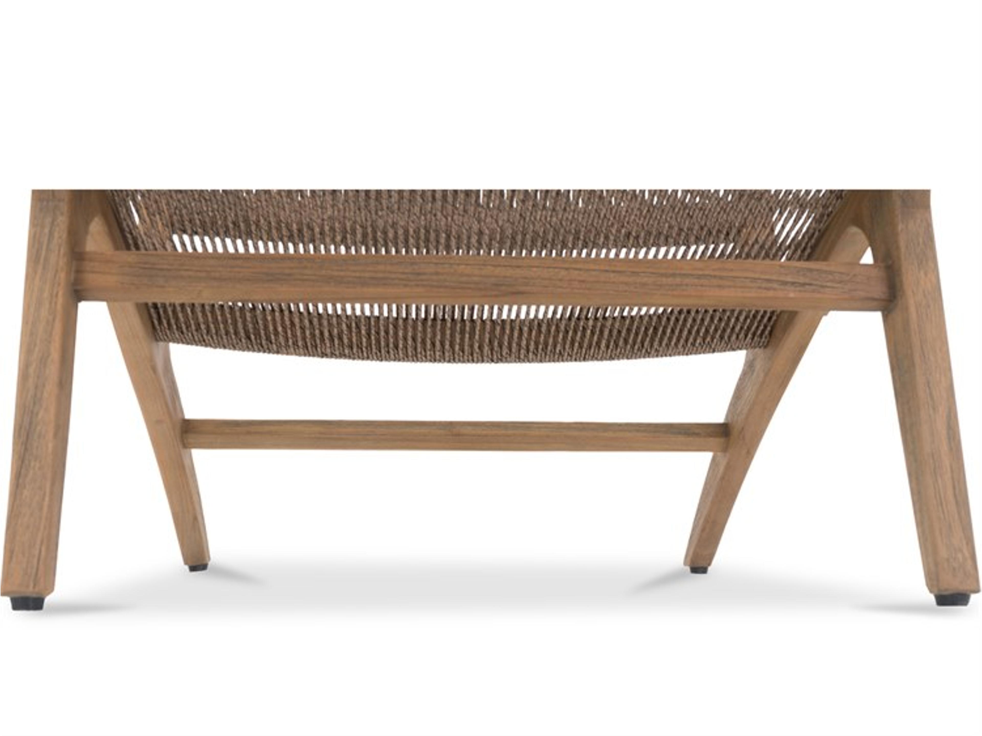 Moe's Home Outdoor Palma Lounge Chair Warm Brown