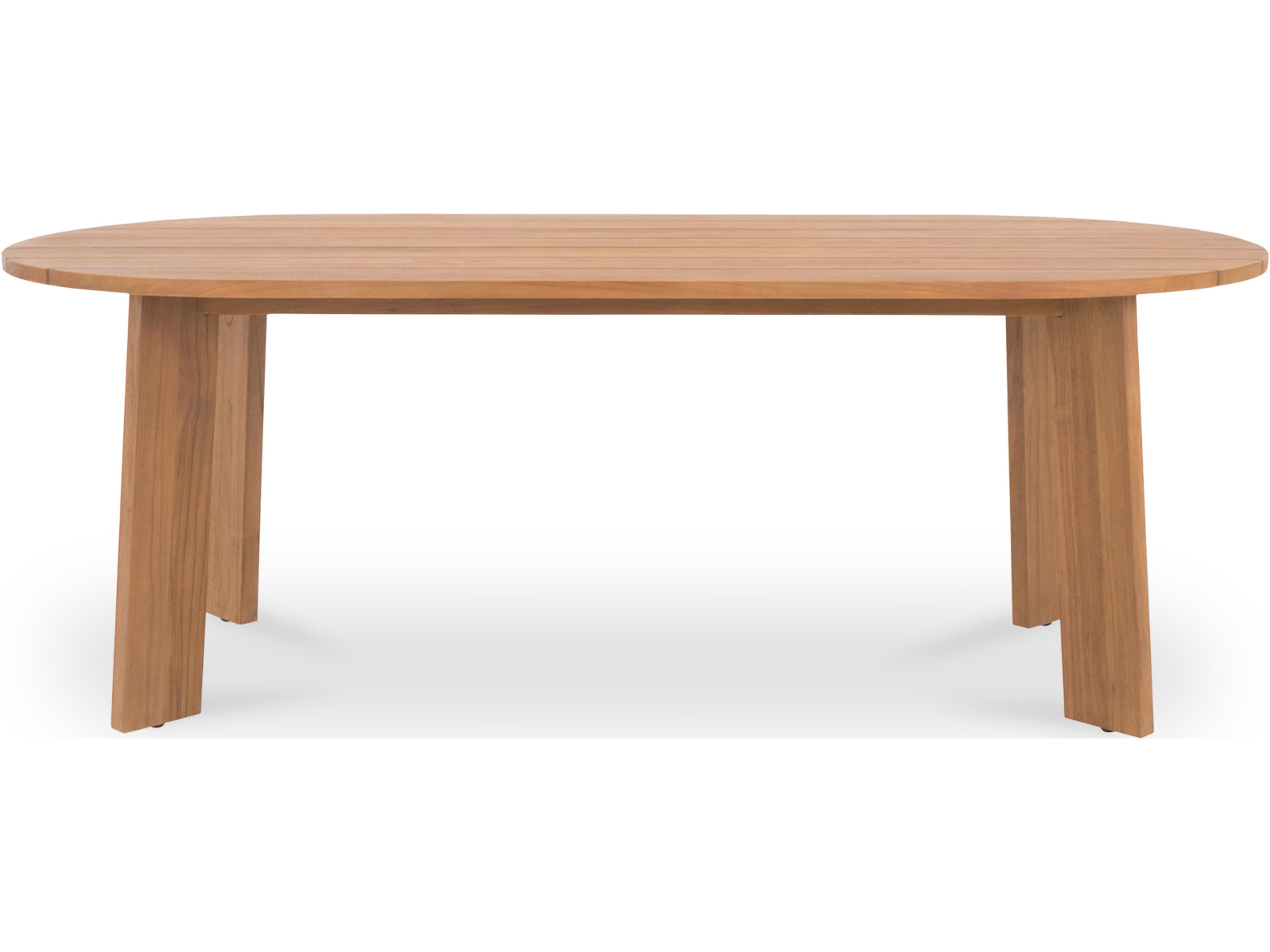 Delta Oval Dining Table Natural