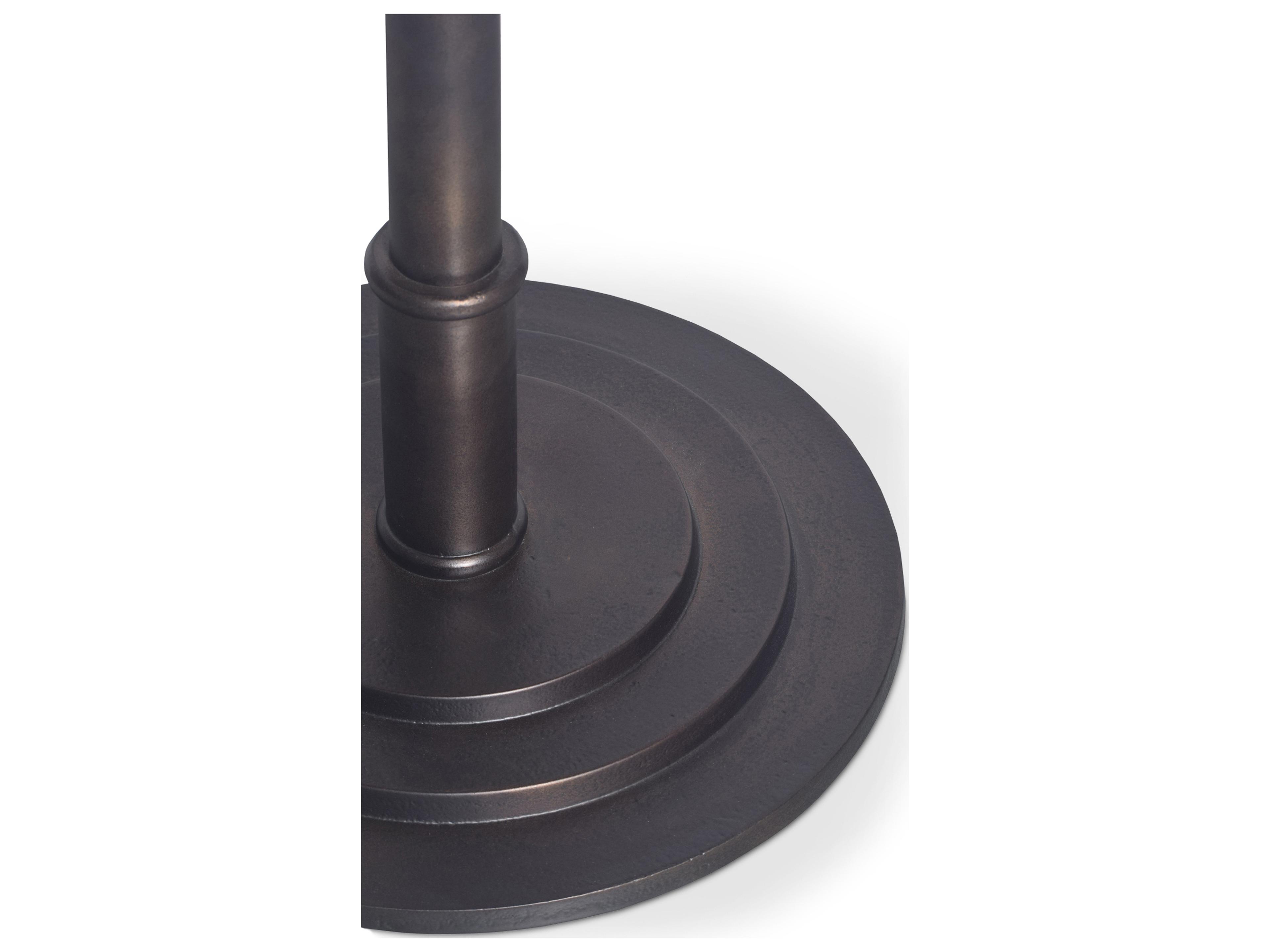 Moe's Home Outdoor Tori White Aluminum Round Counter Table